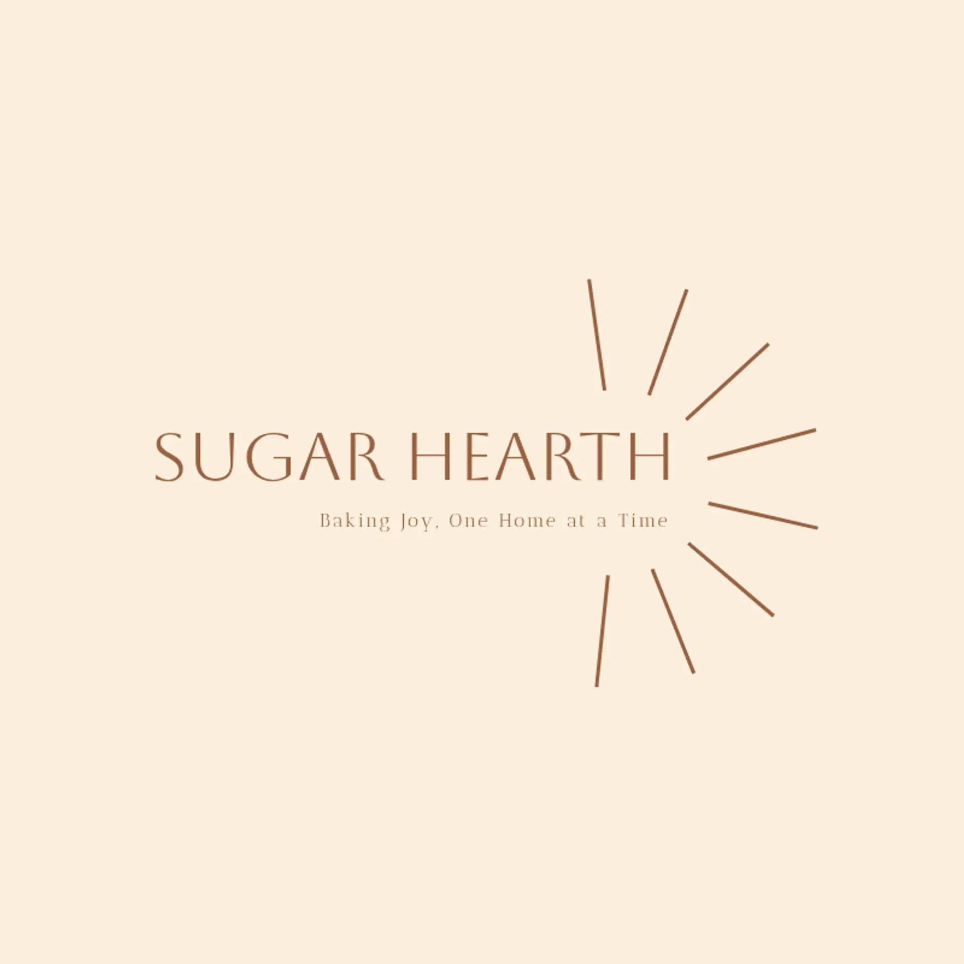 Sugar Hearth logo for home bakery