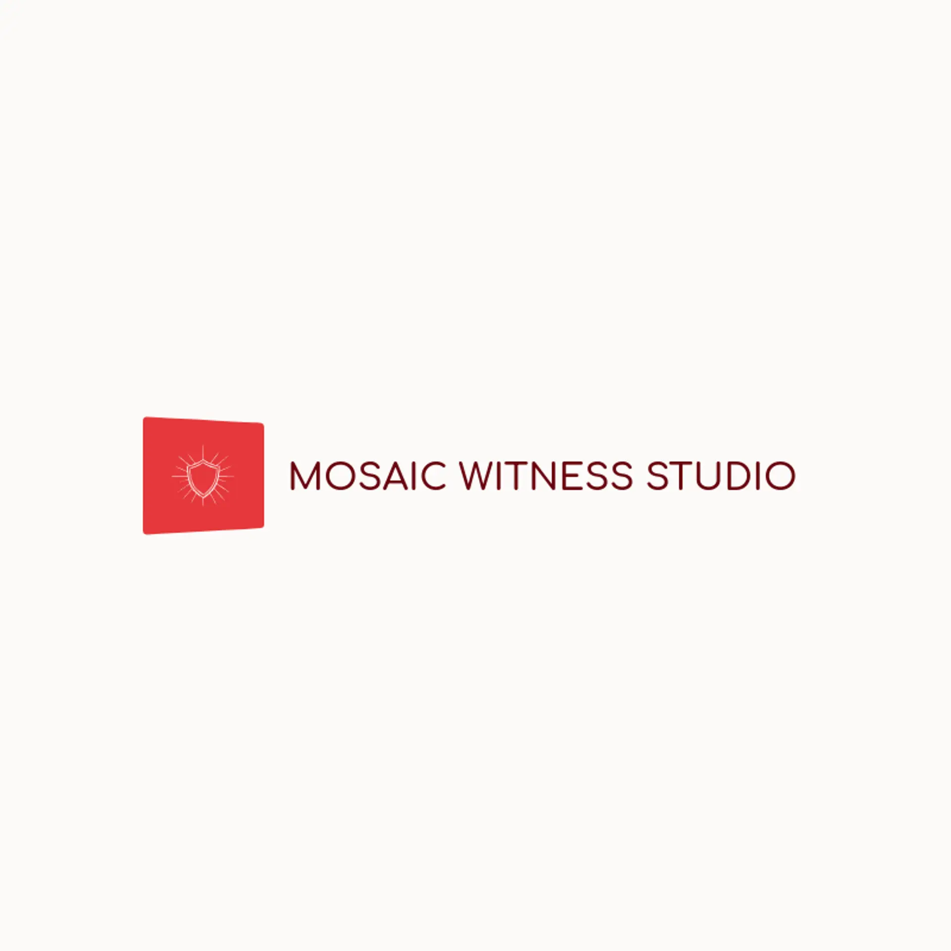Mosaic Witness Studio logo for notary