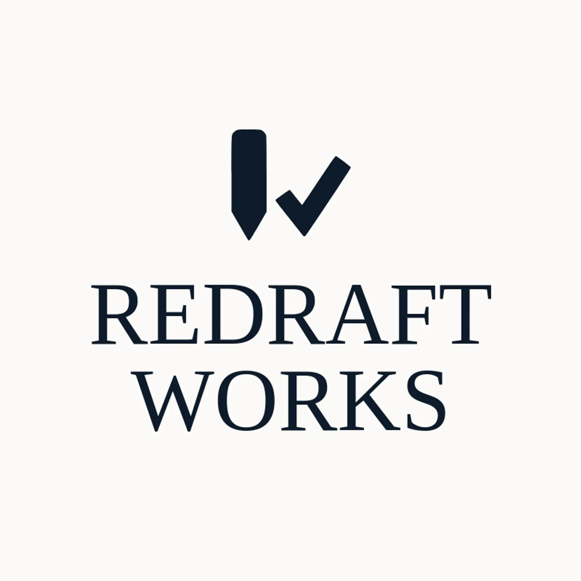 Redraft Works logo for editor