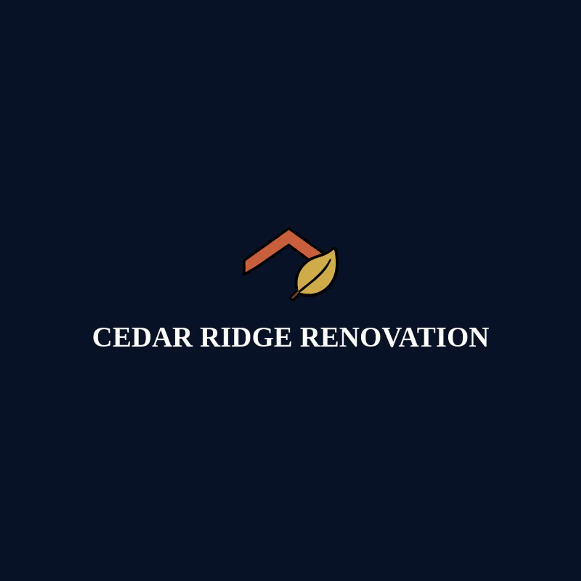 Cedar Ridge Renovation logo for remodeling