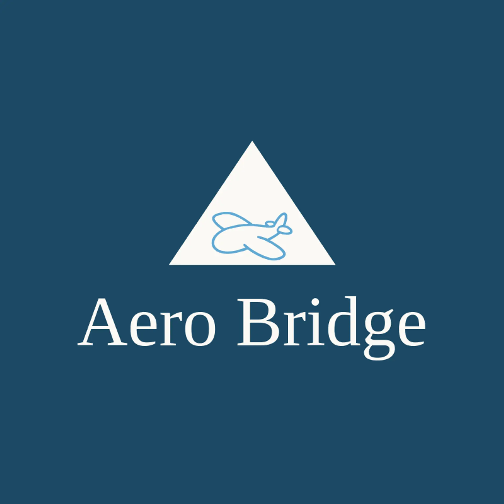 Aero Bridge logo for transportation