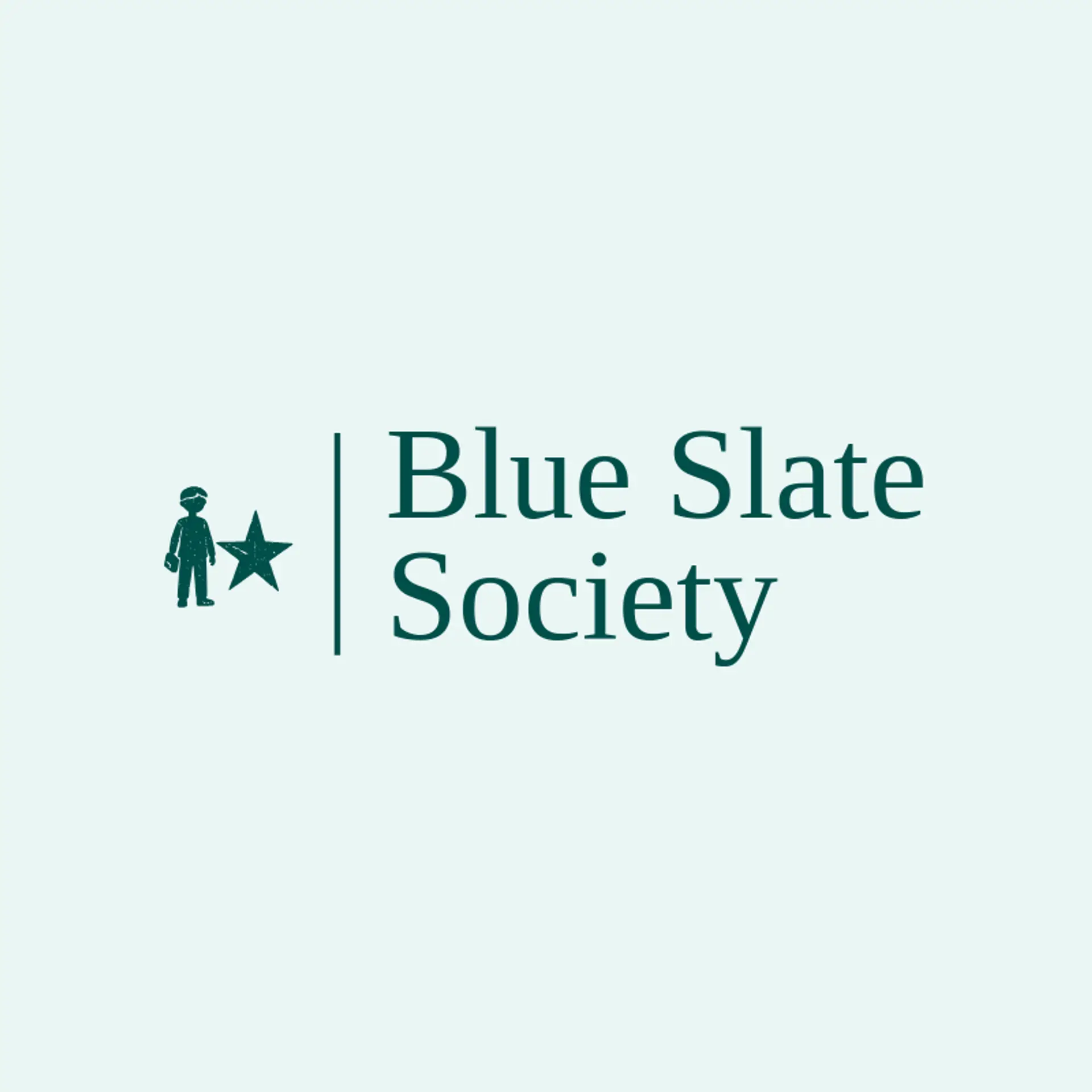 Blue Slate Society logo for student