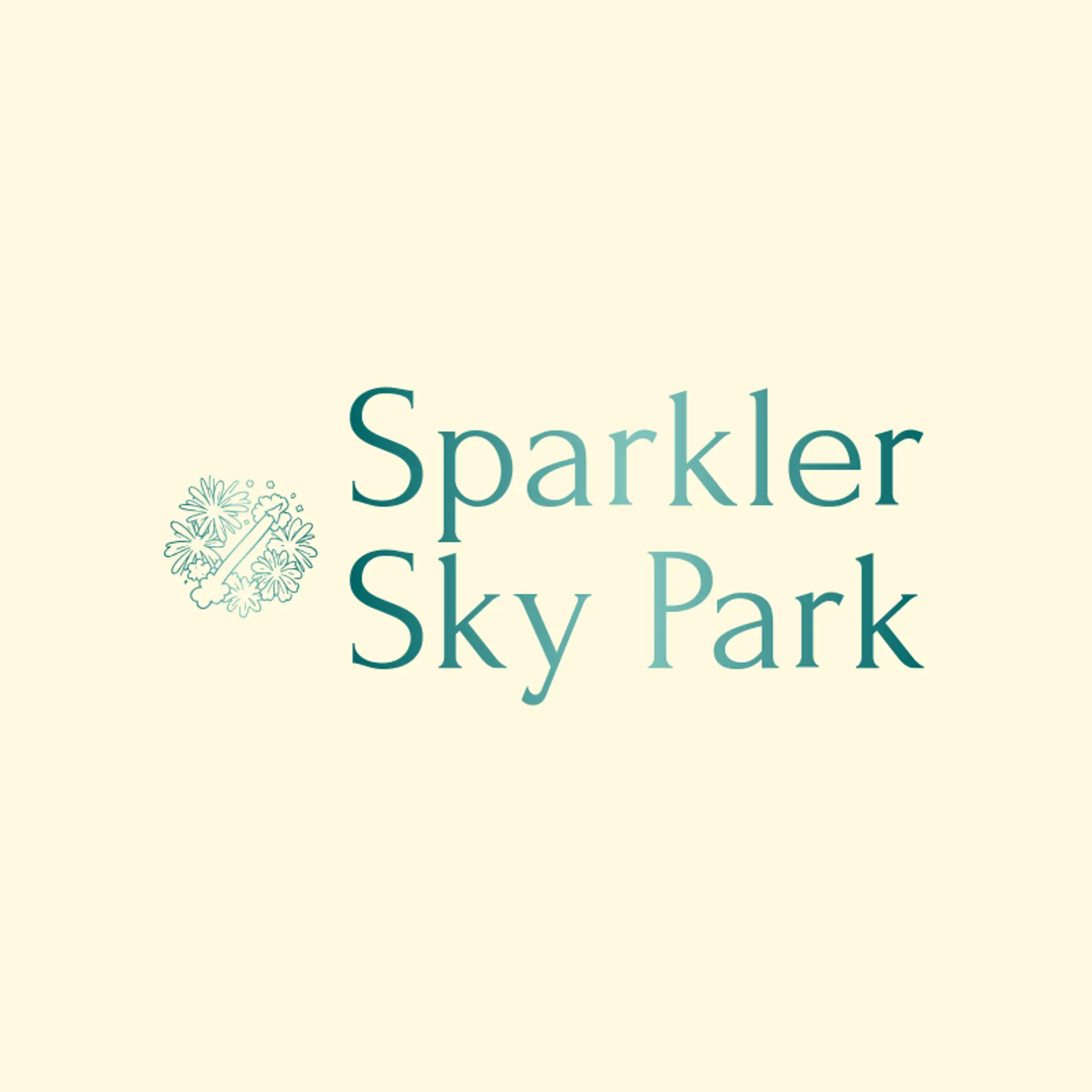 Sparkler Sky Park logo for amusement park