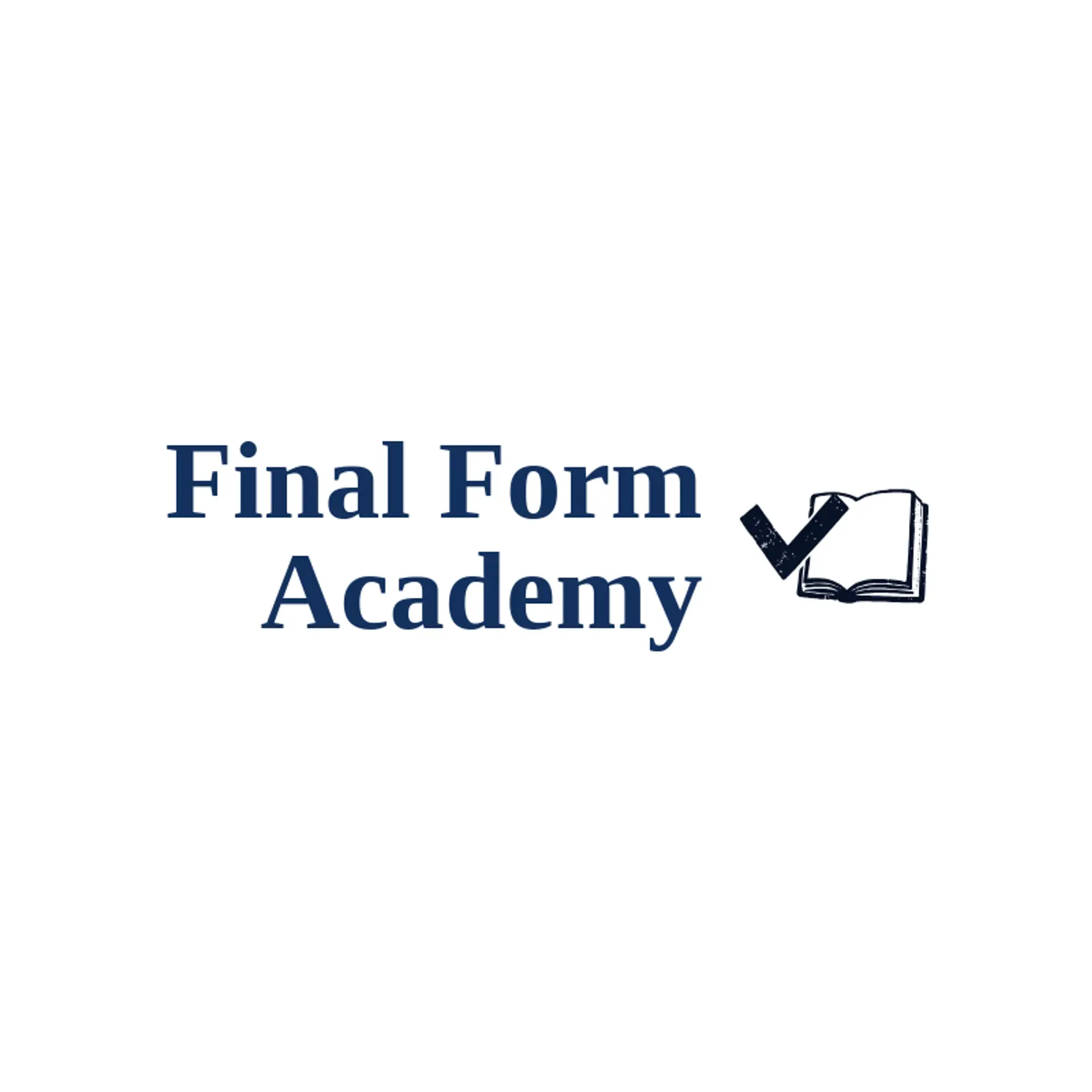 Final Form Academy logo for check mark