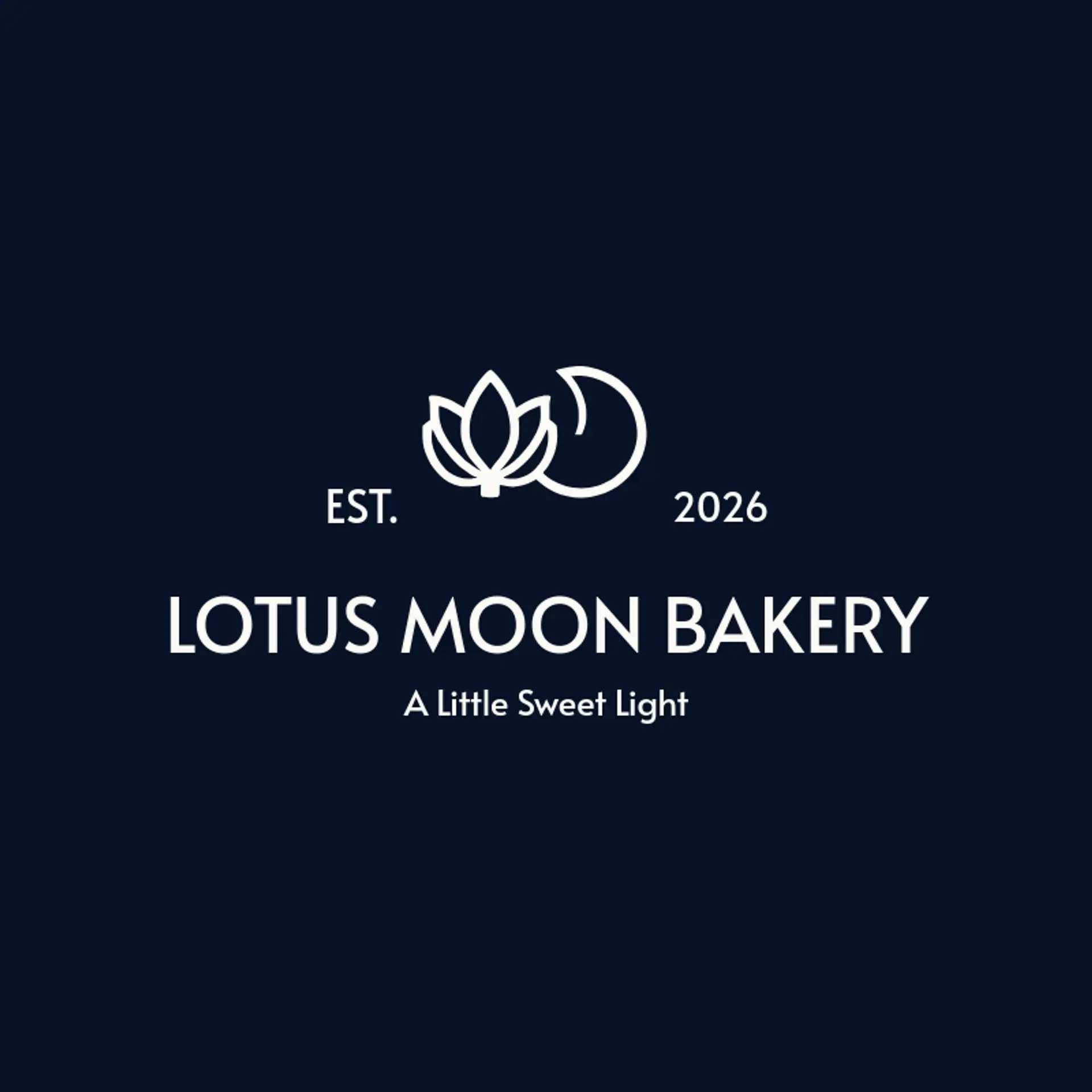 Lotus Moon Bakery logo for lotus