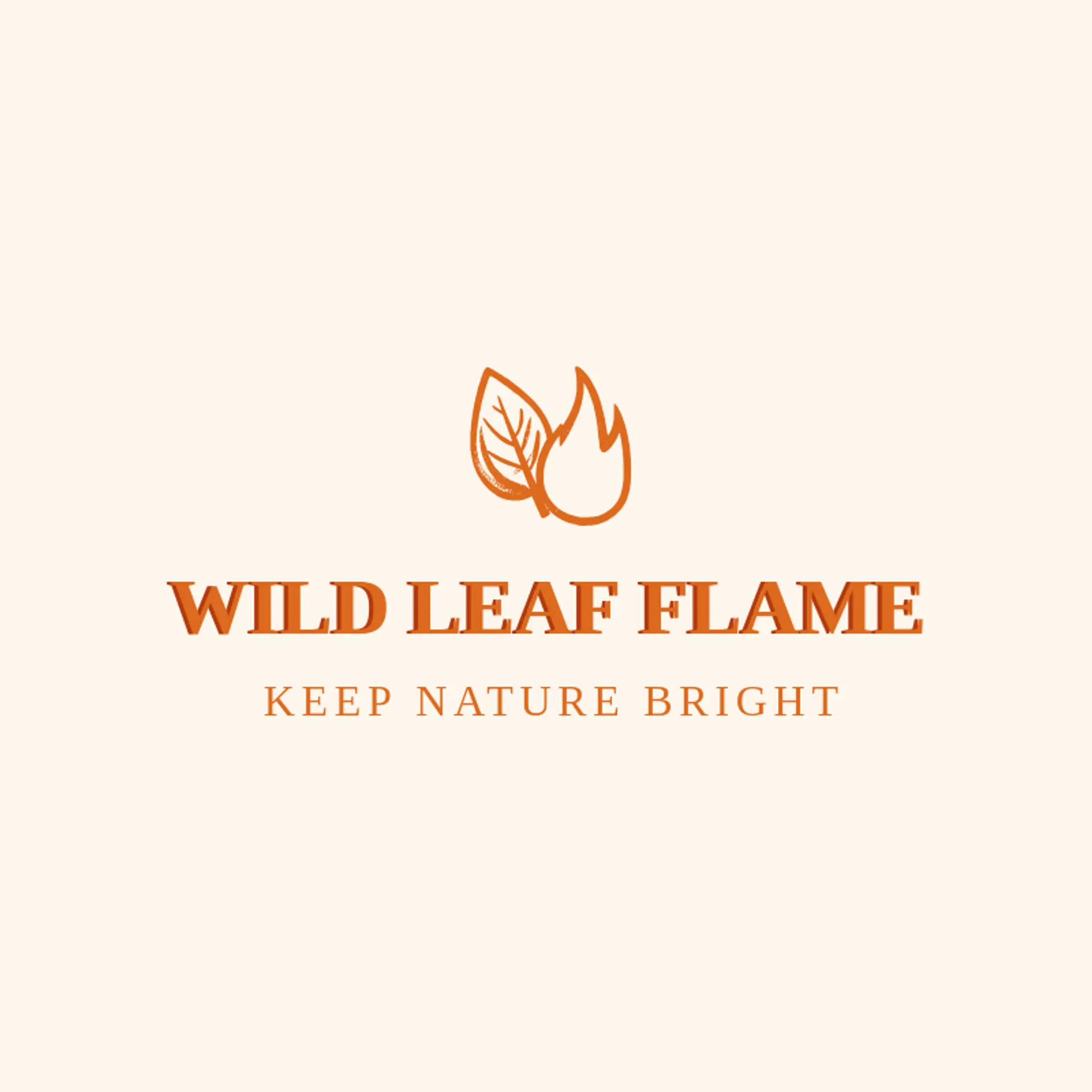 Wild Leaf Flame logo for flame