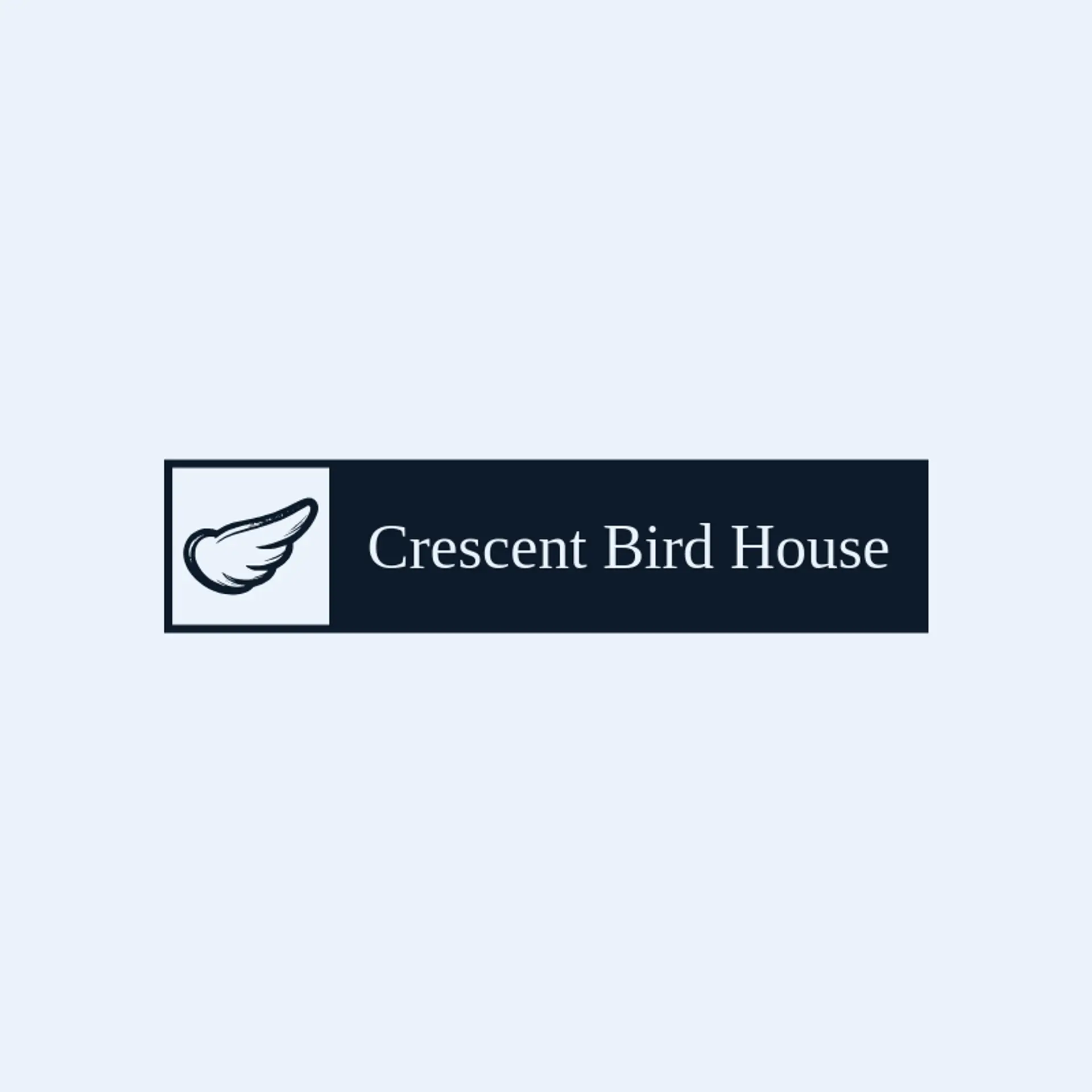 Crescent Bird House logo for wing