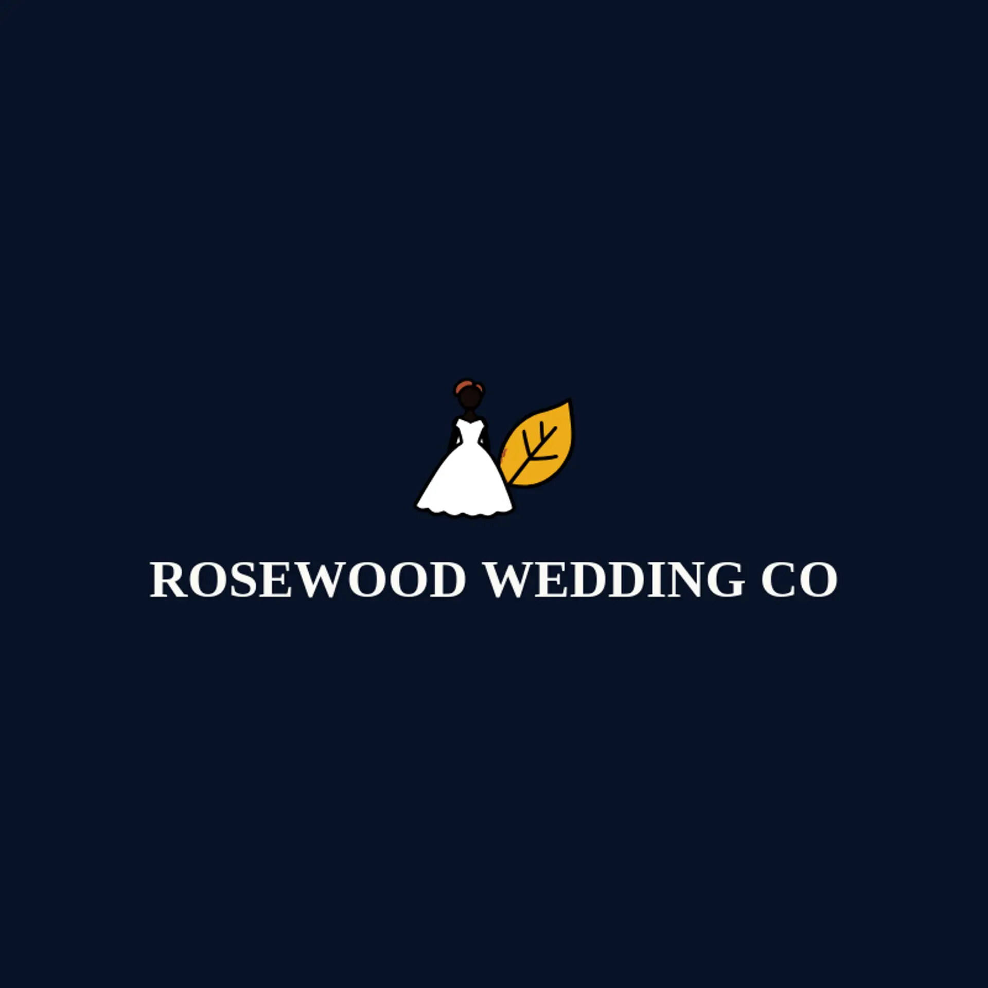 Rosewood Wedding Co logo for bride
