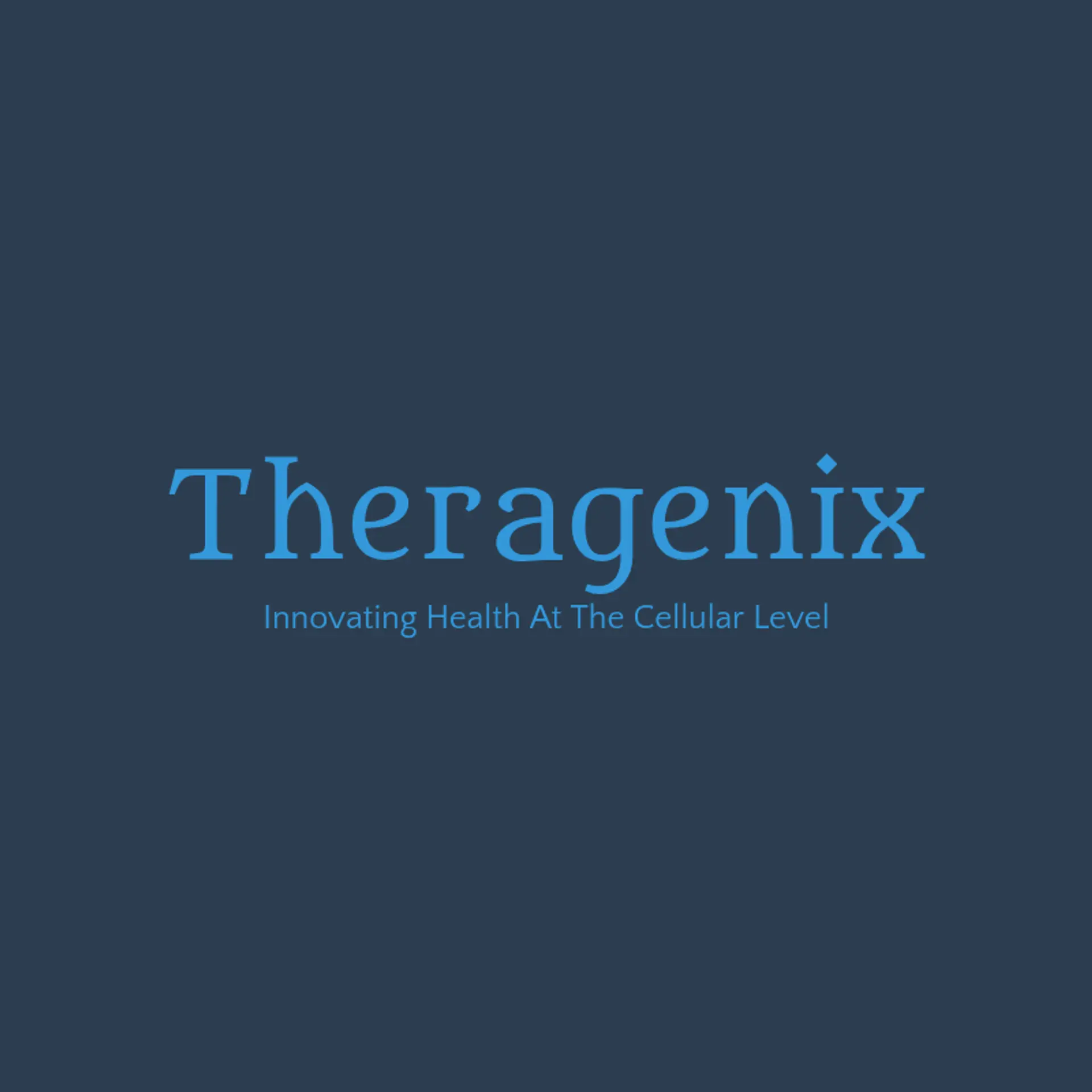 TheraGenix logo for biopharma medical
