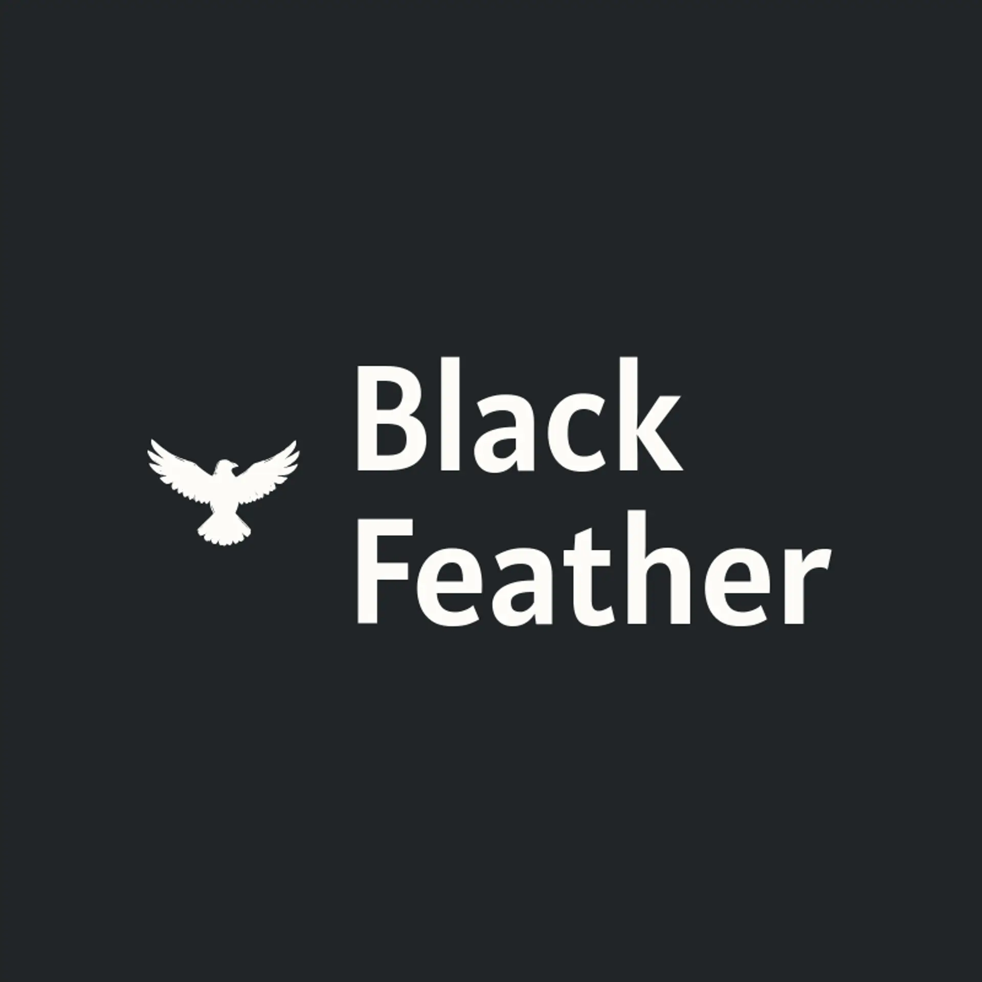 Black Feather logo for death metal