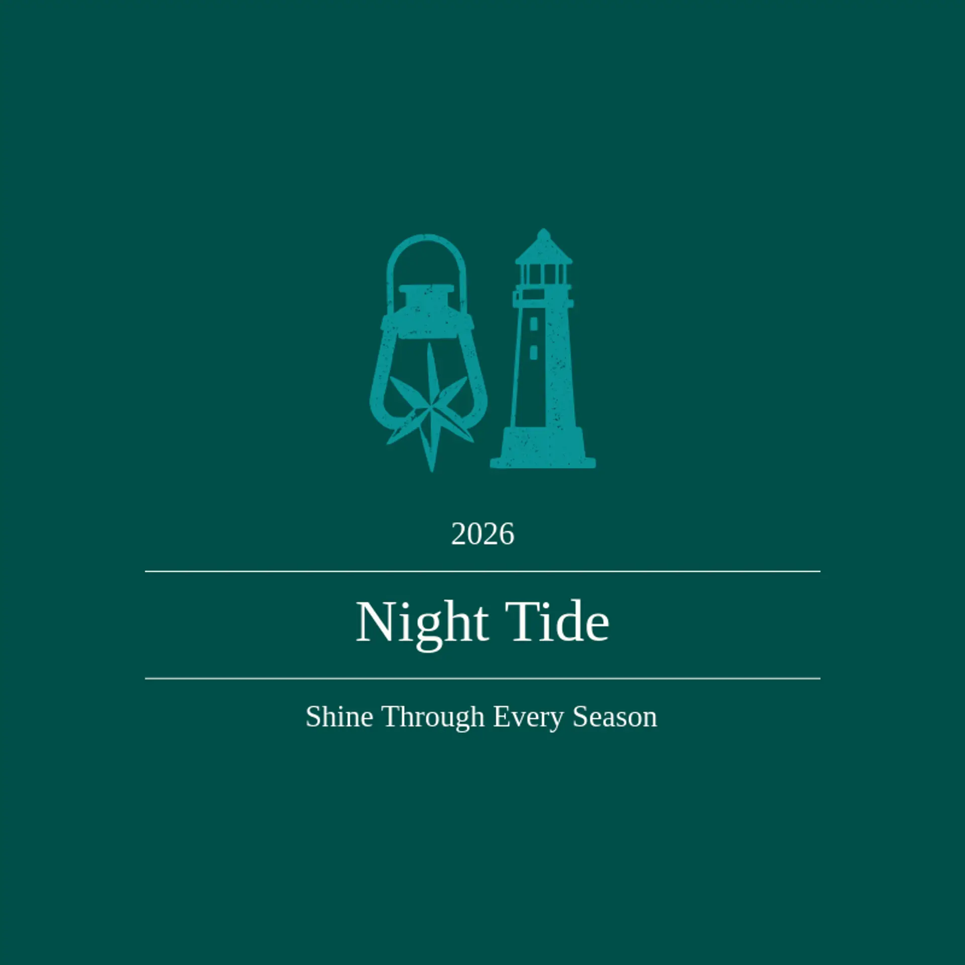 Night Tide logo for lighthouse