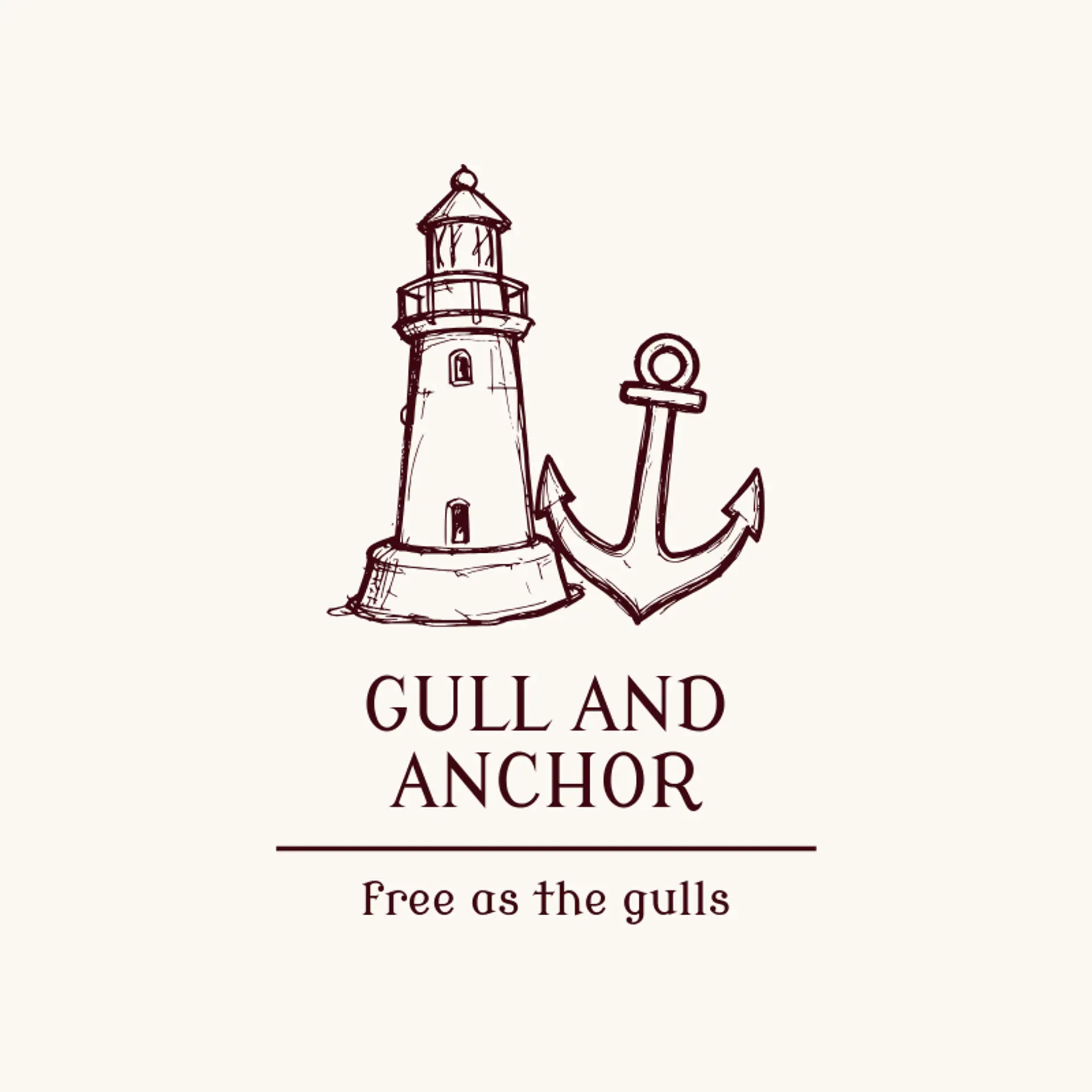 Gull and Anchor logo for anchor