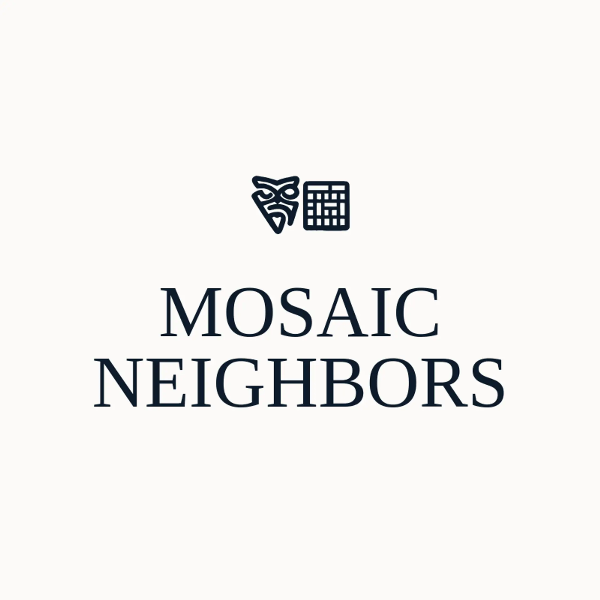 Mosaic Neighbors logo for tribe