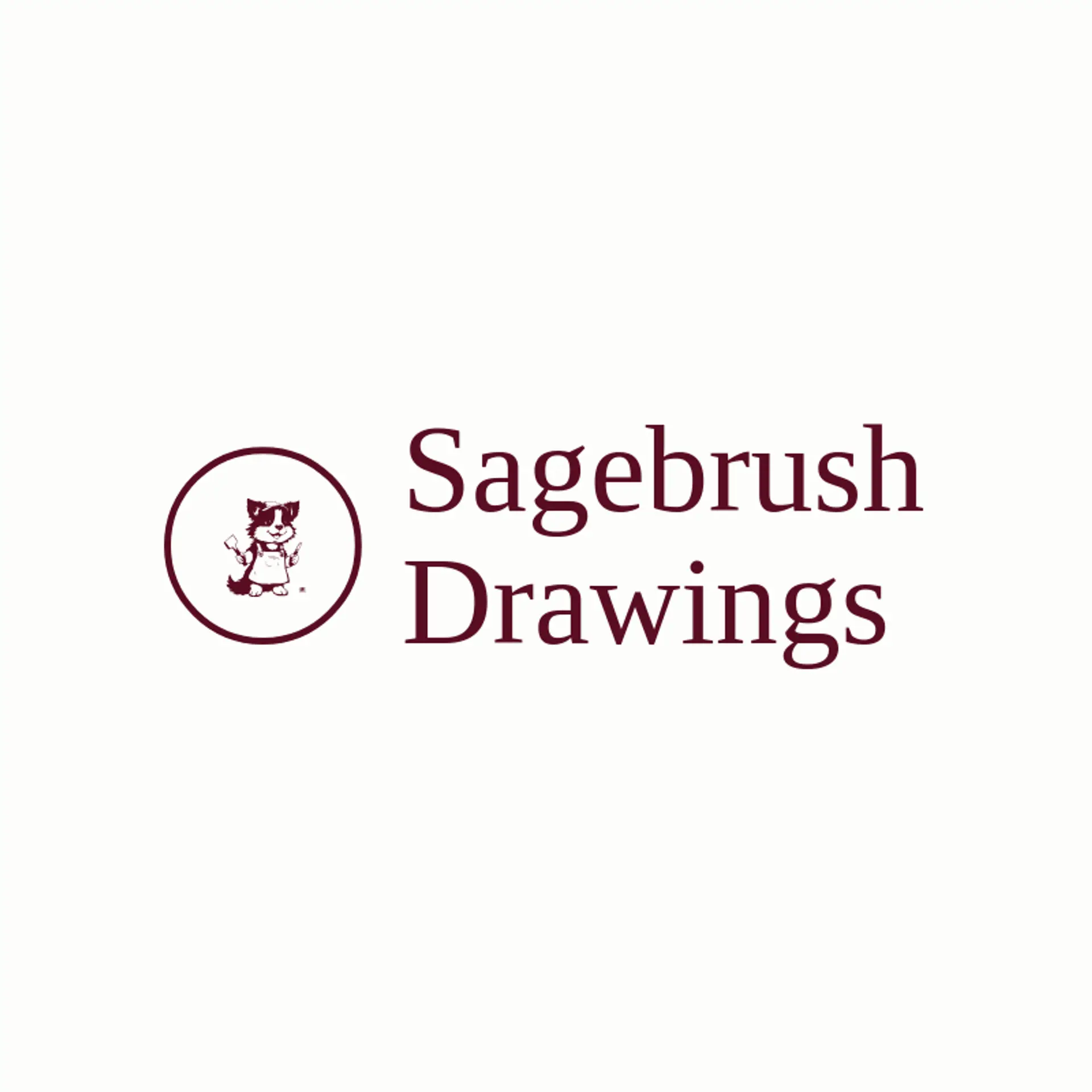 Sagebrush Drawings logo for illustrator