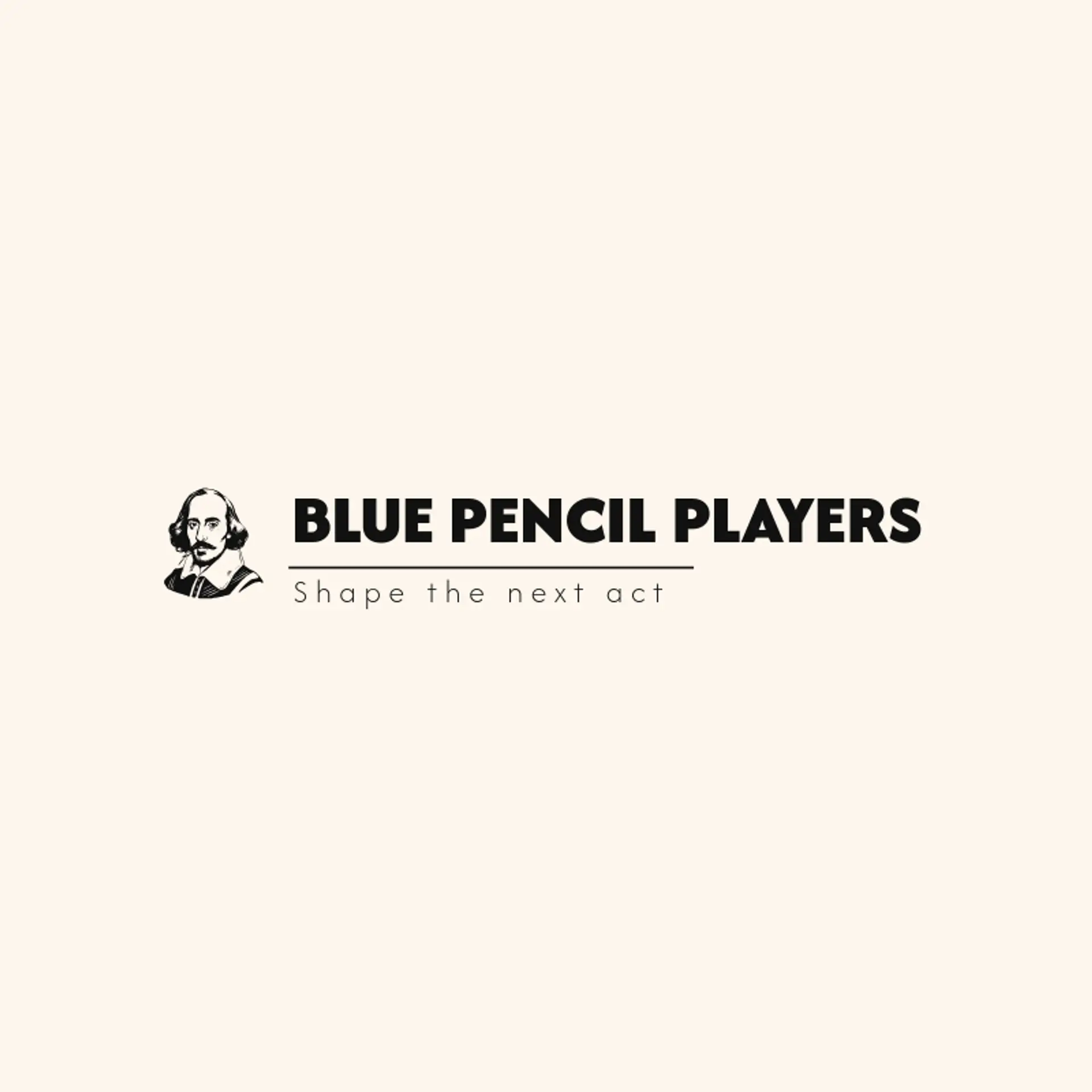Blue Pencil Players logo for playwright