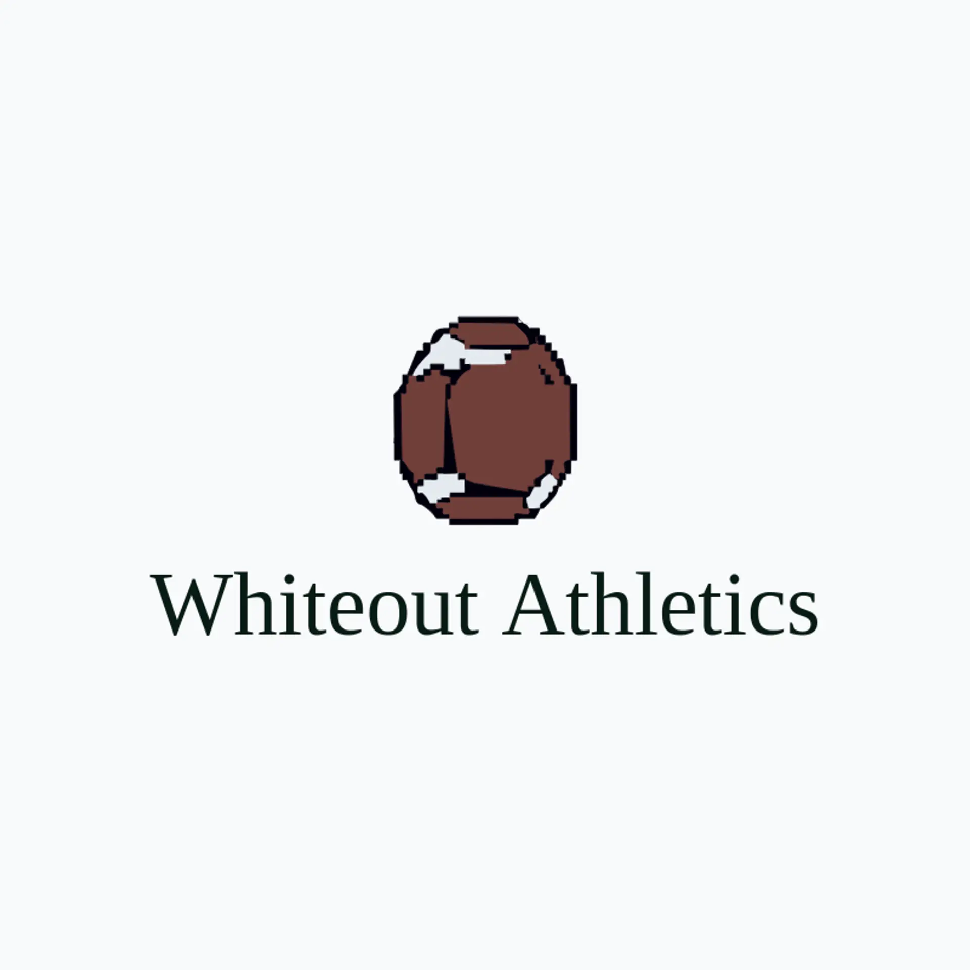 Whiteout Athletics logo for blizzard