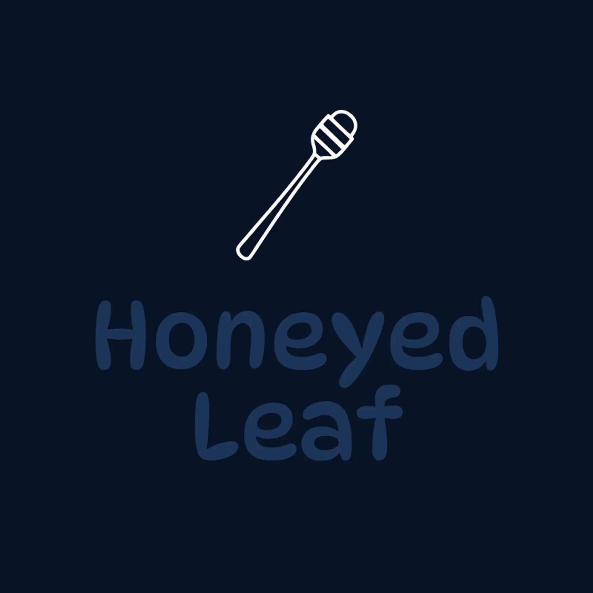 Honeyed Leaf logo for tea shop