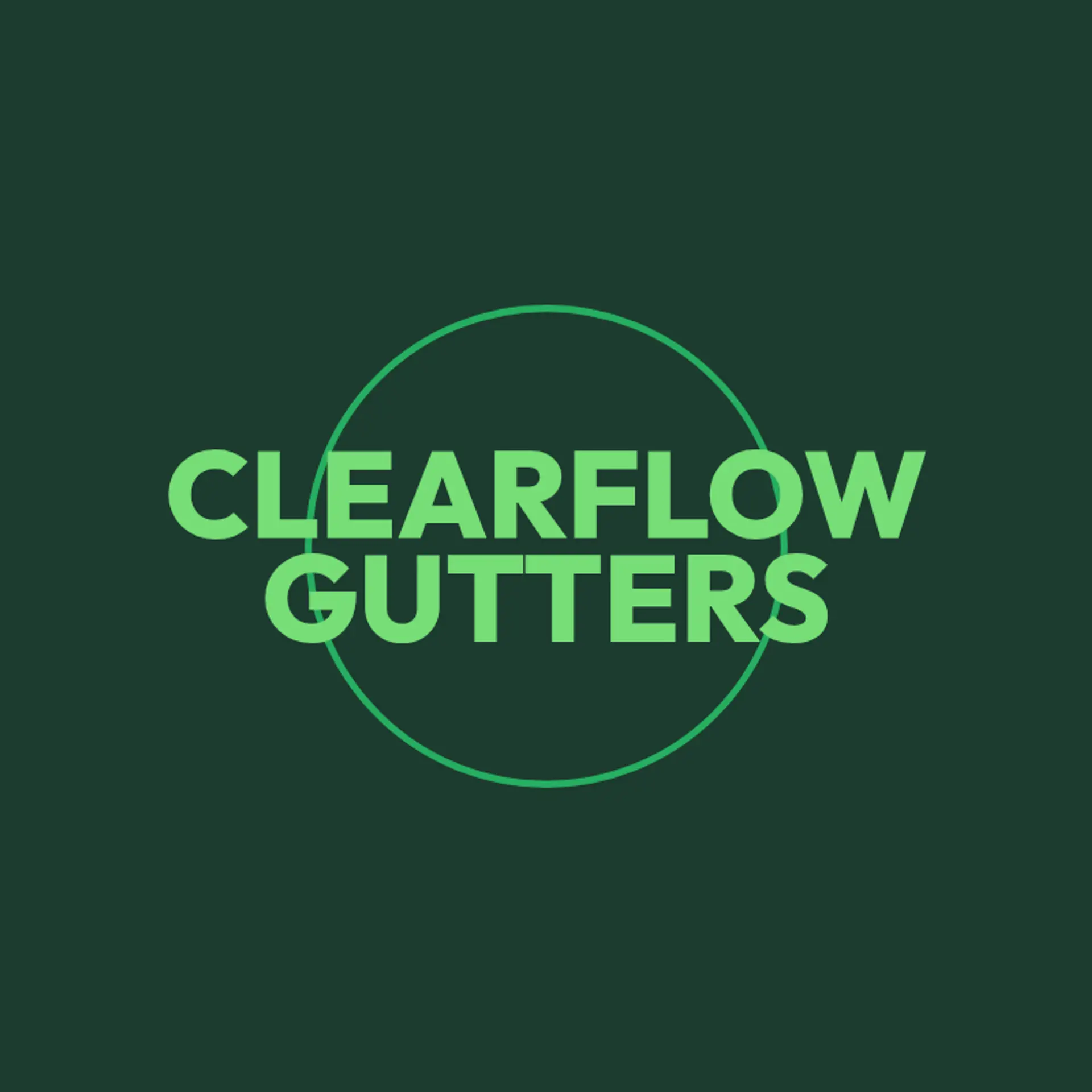 ClearFlow Gutters logo for gutter cleaning