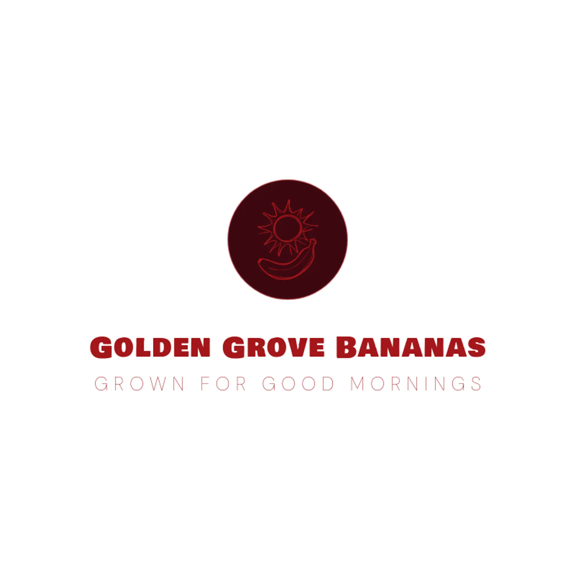 Golden Grove Bananas logo for banana