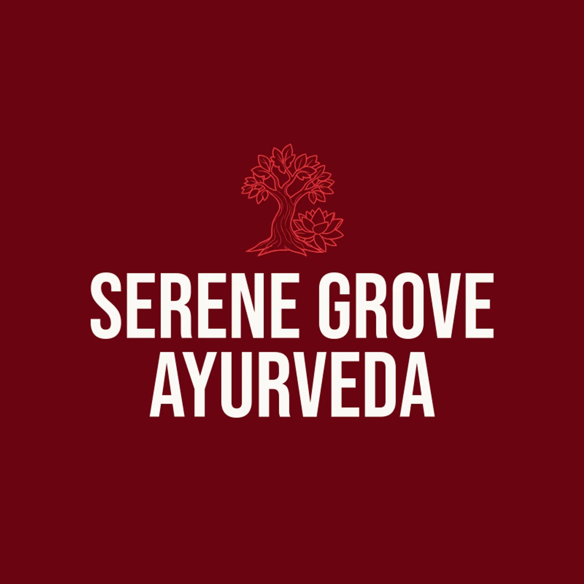 Serene Grove Ayurveda logo for ayurvedic