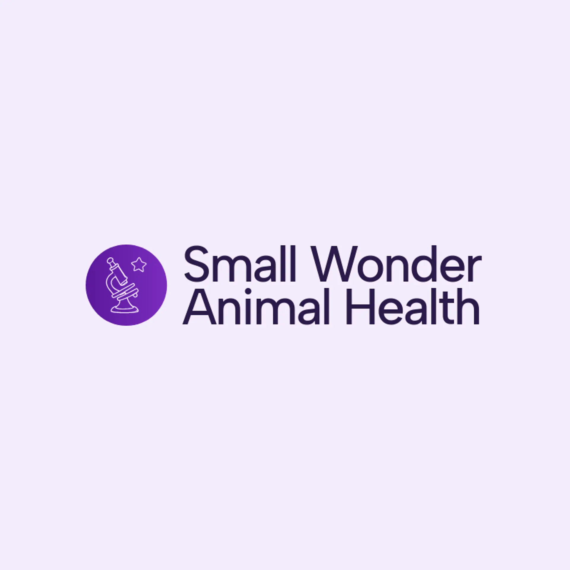 Small Wonder Animal Health logo for veterinary