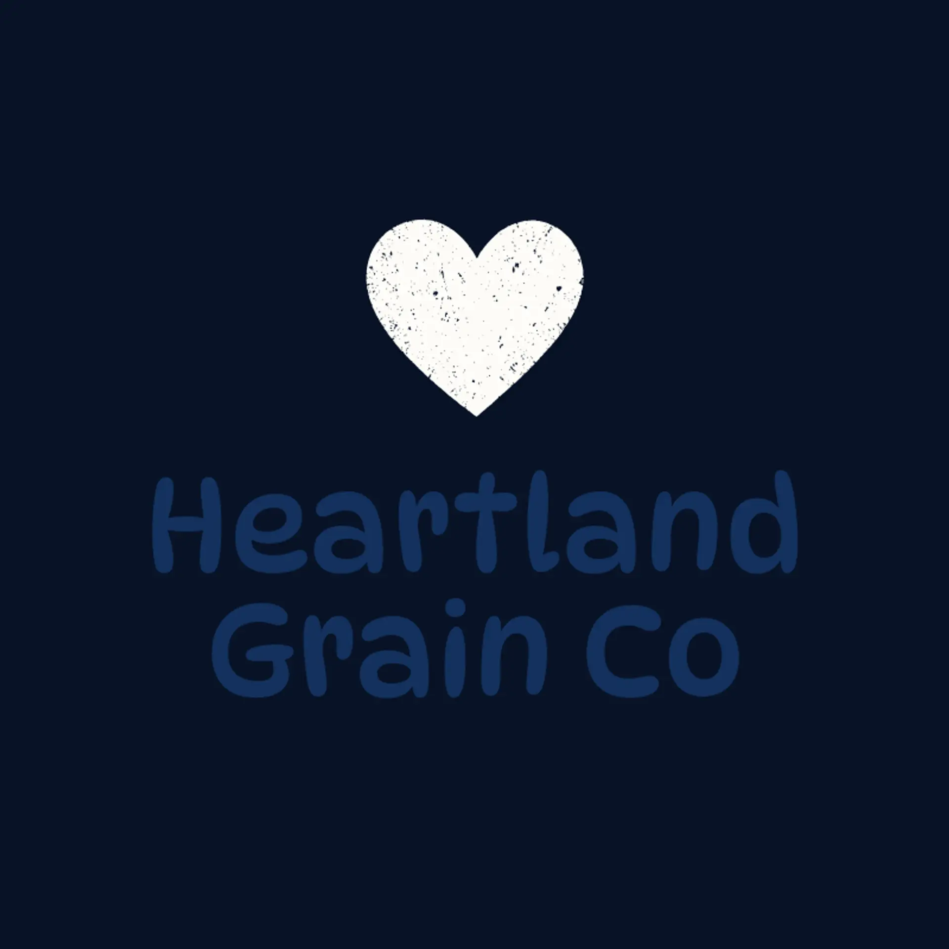 Heartland Grain Co logo for heart
