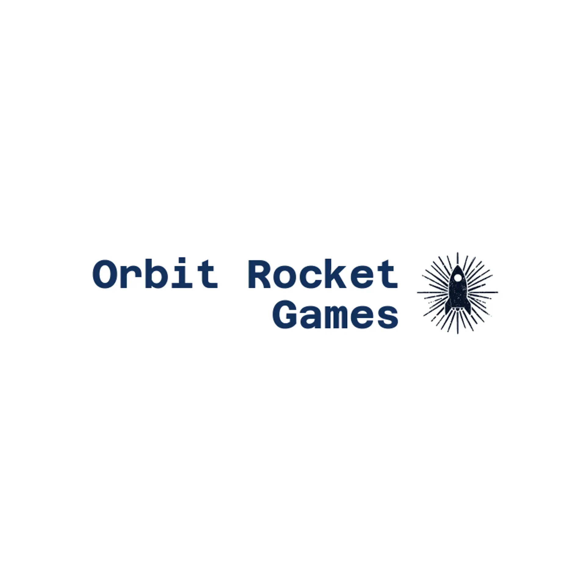 Orbit Rocket Games logo for game