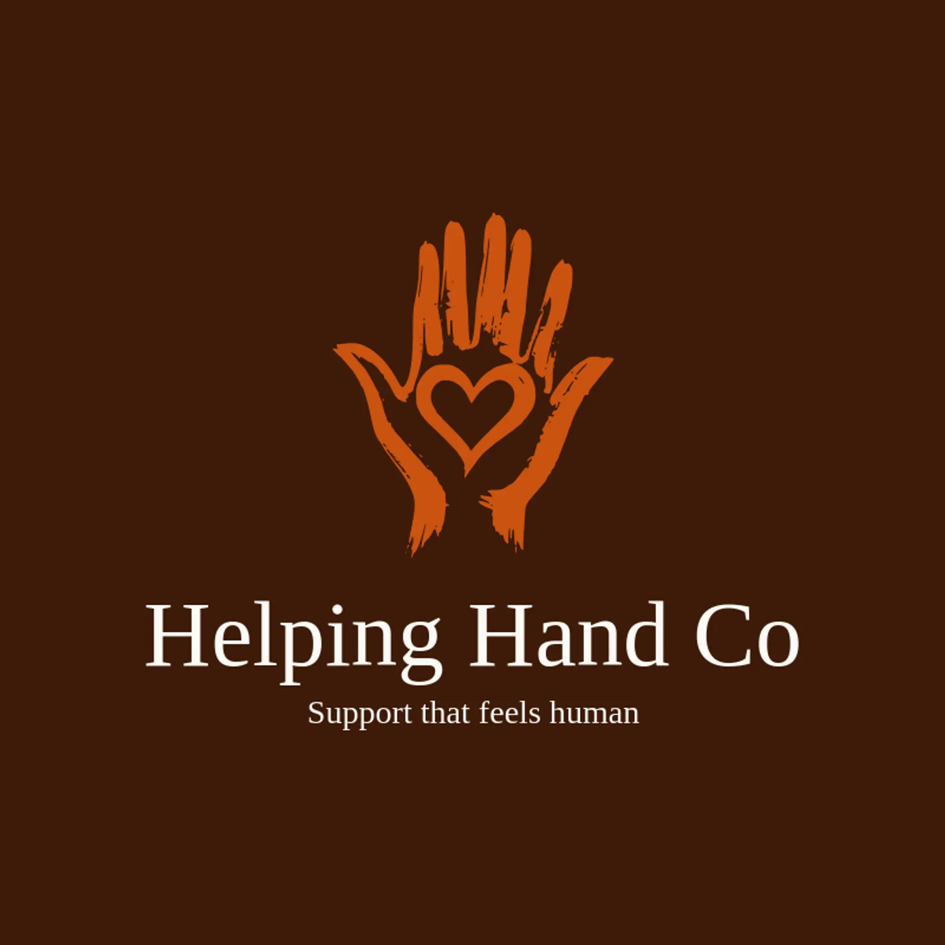Helping Hand Co logo for person