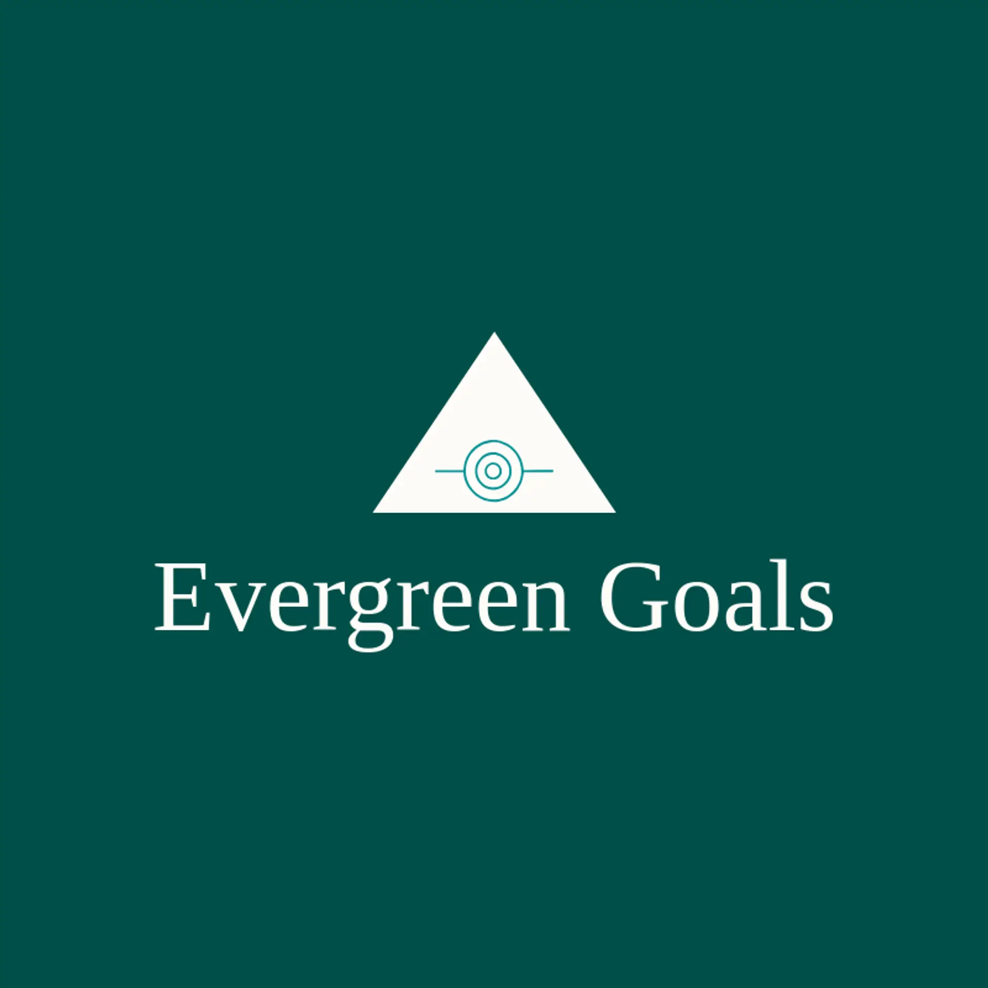 Evergreen Goals logo for goal