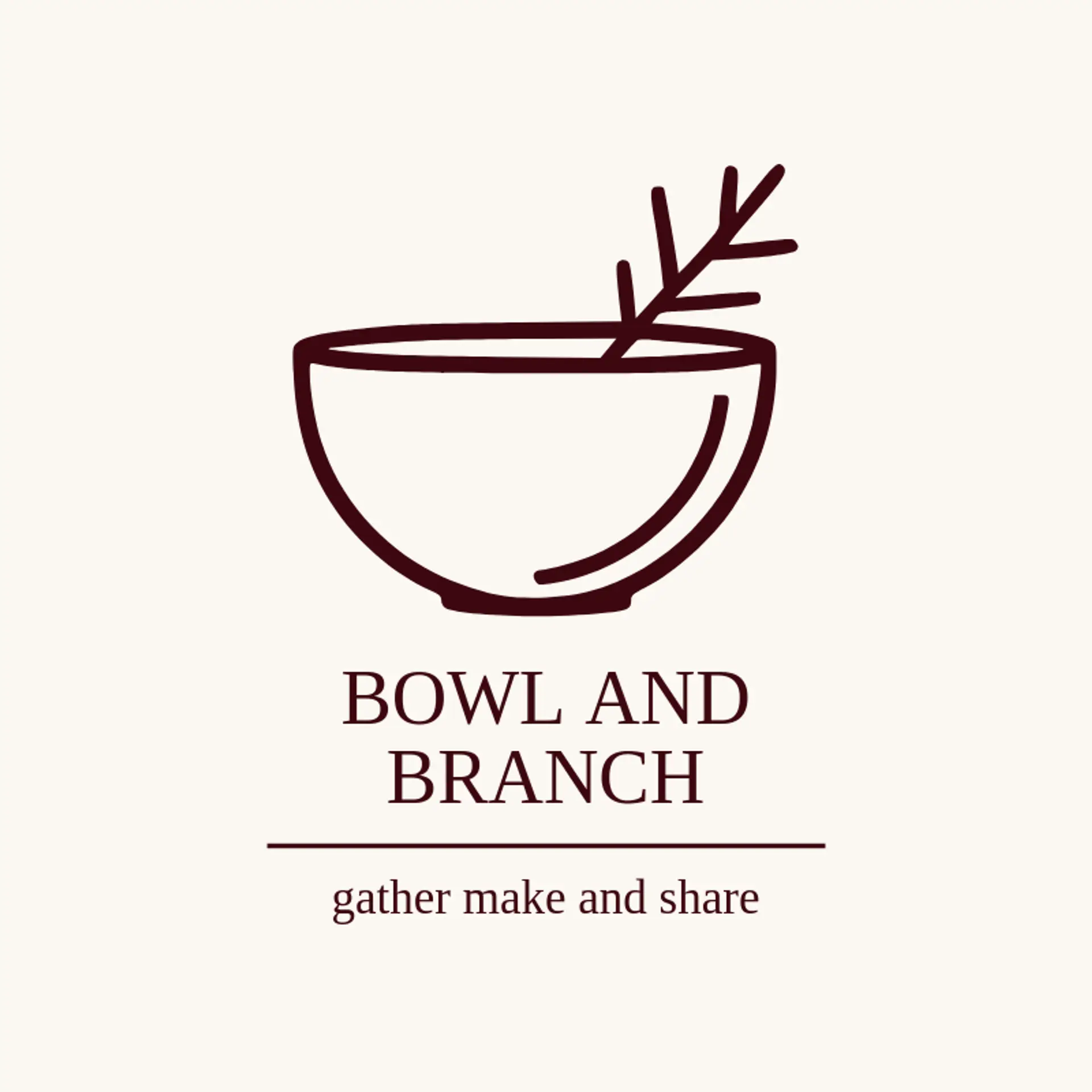 Bowl And Branch logo for baking