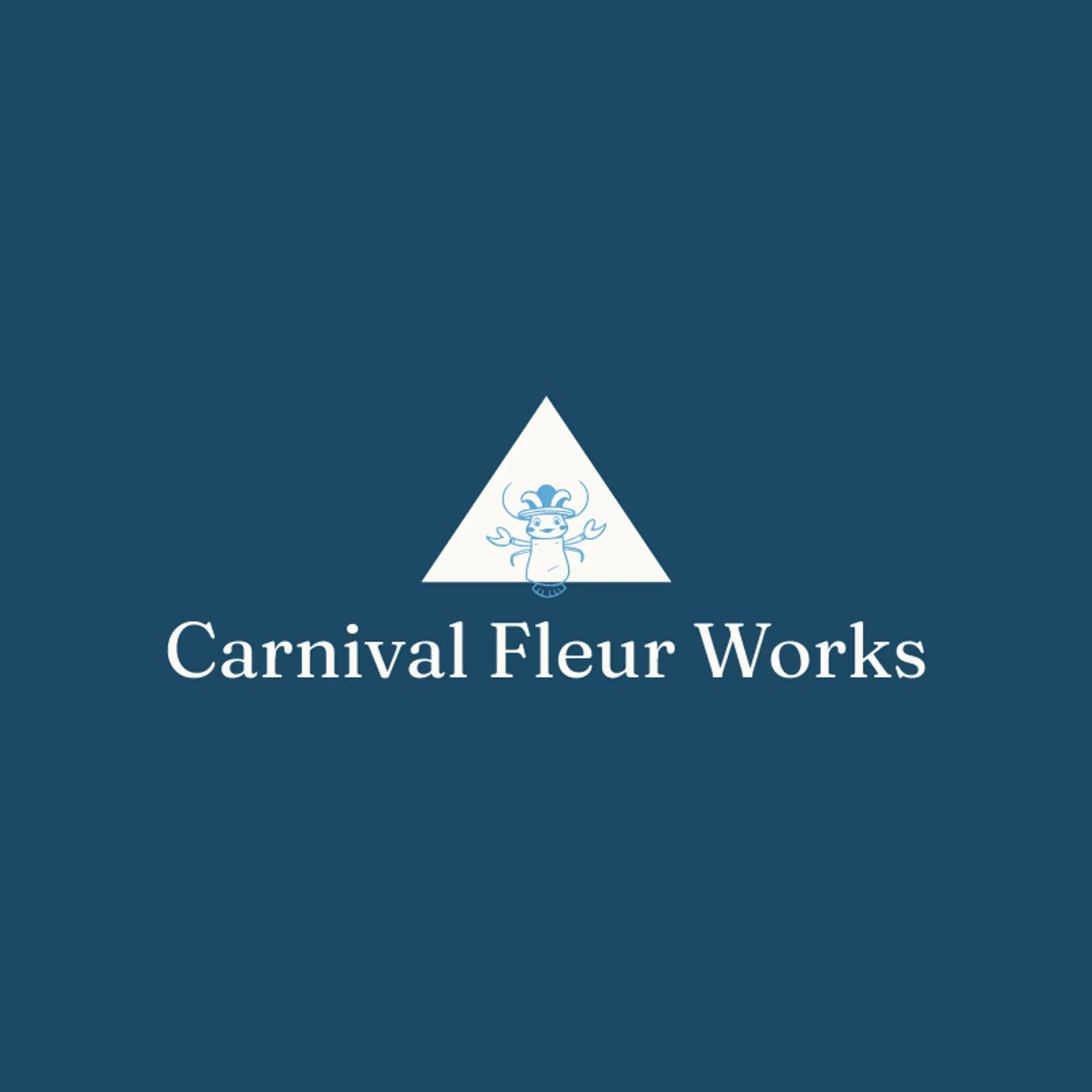 Carnival Fleur Works logo for mardi gras