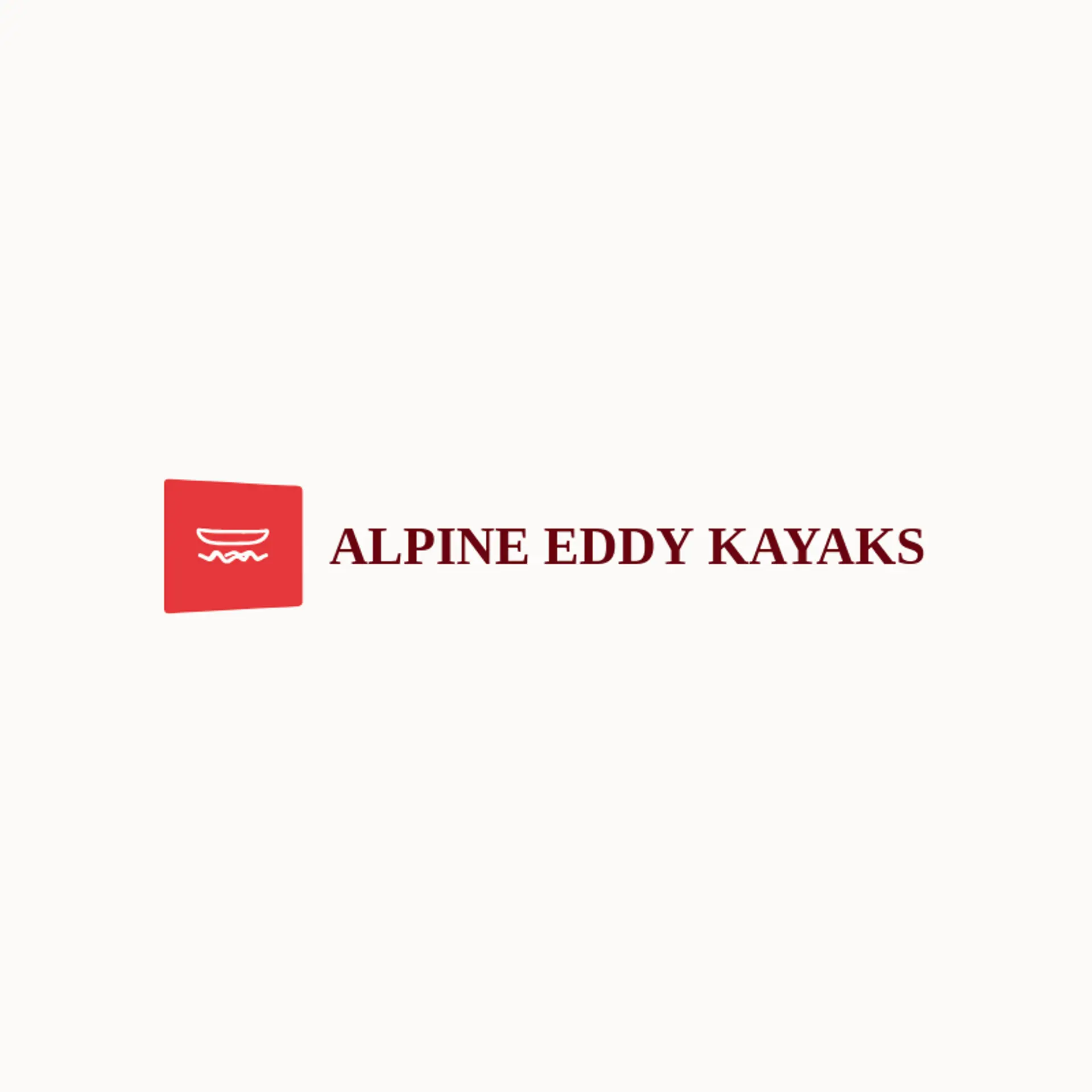 Alpine Eddy Kayaks logo for kayak
