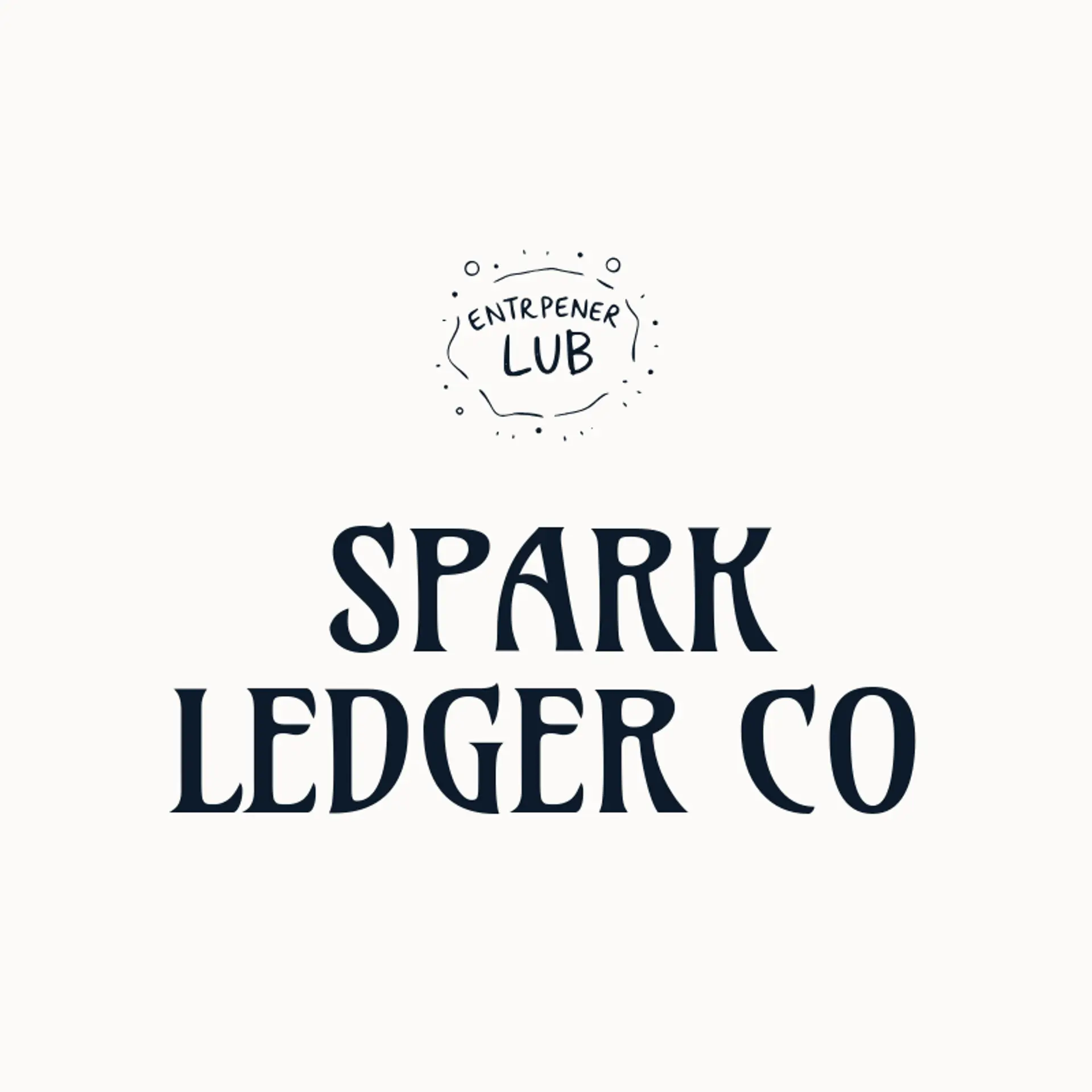 Spark Ledger Co logo for entrepreneur