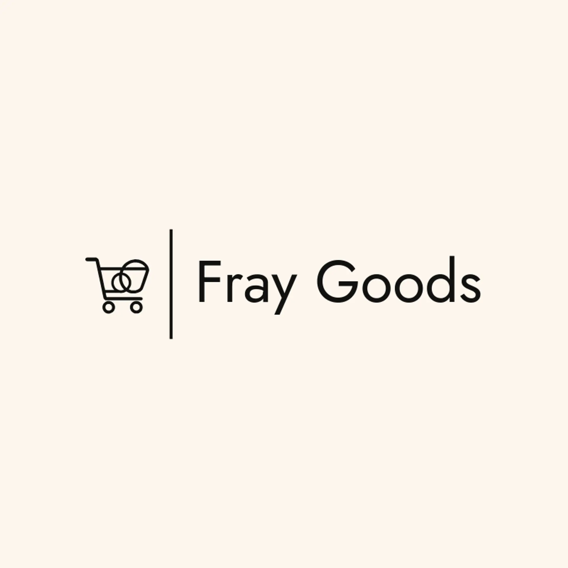 Fray Goods logo for shop
