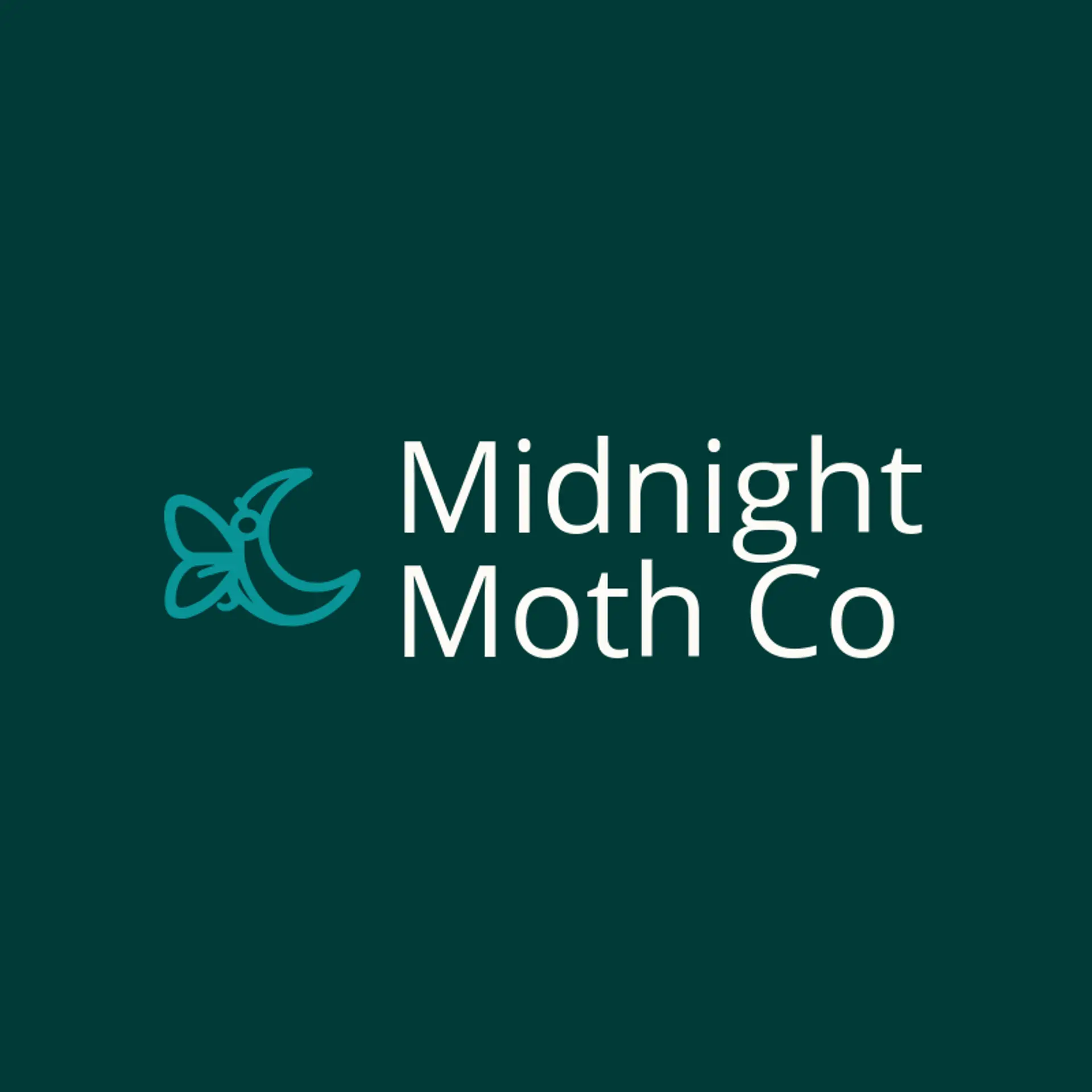 Midnight Moth Co logo for spooky
