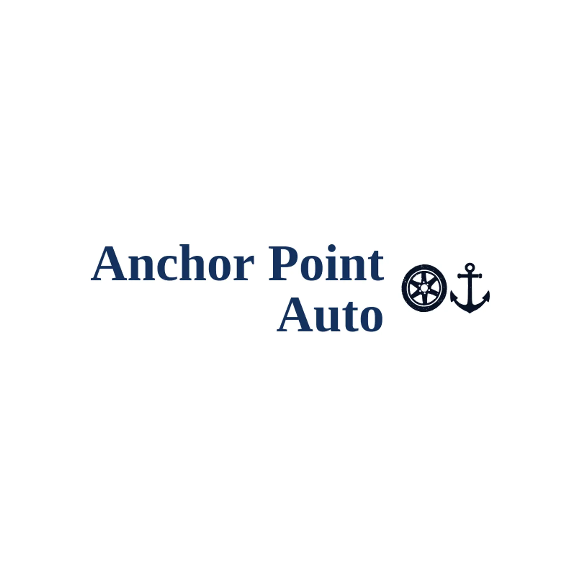 Anchor Point Auto logo for car repair