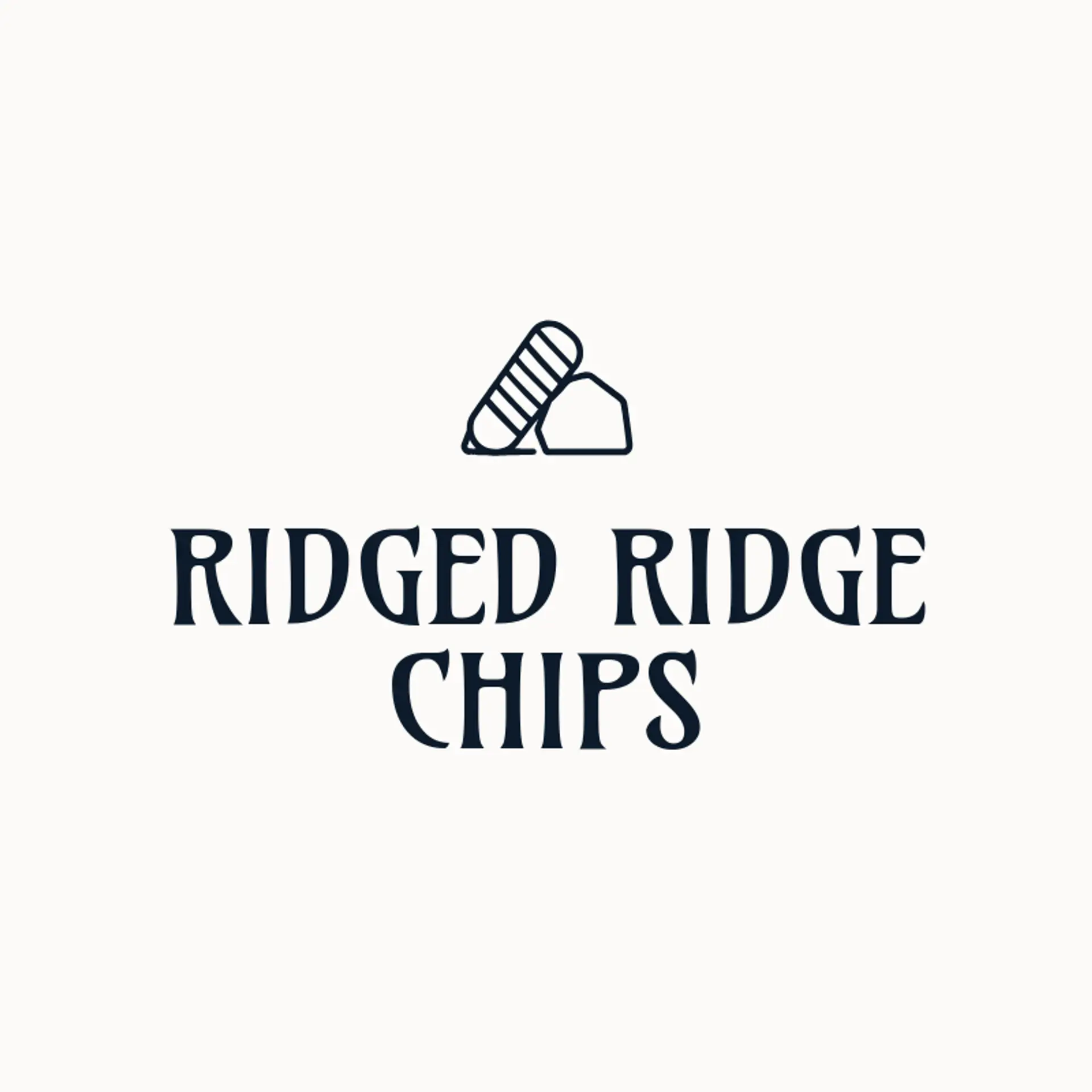 Ridged Ridge Chips logo for chips