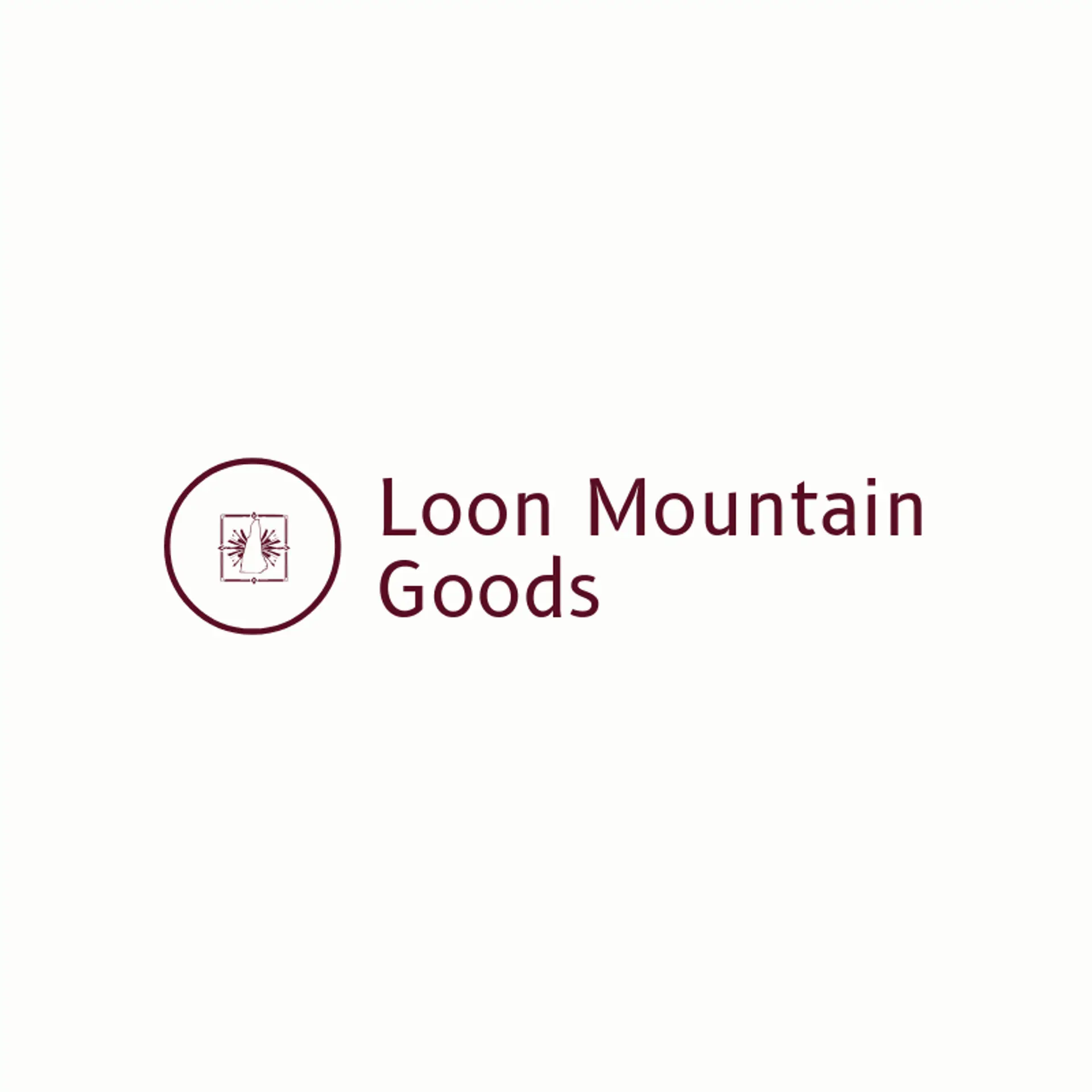 Loon Mountain Goods logo for new hampshire