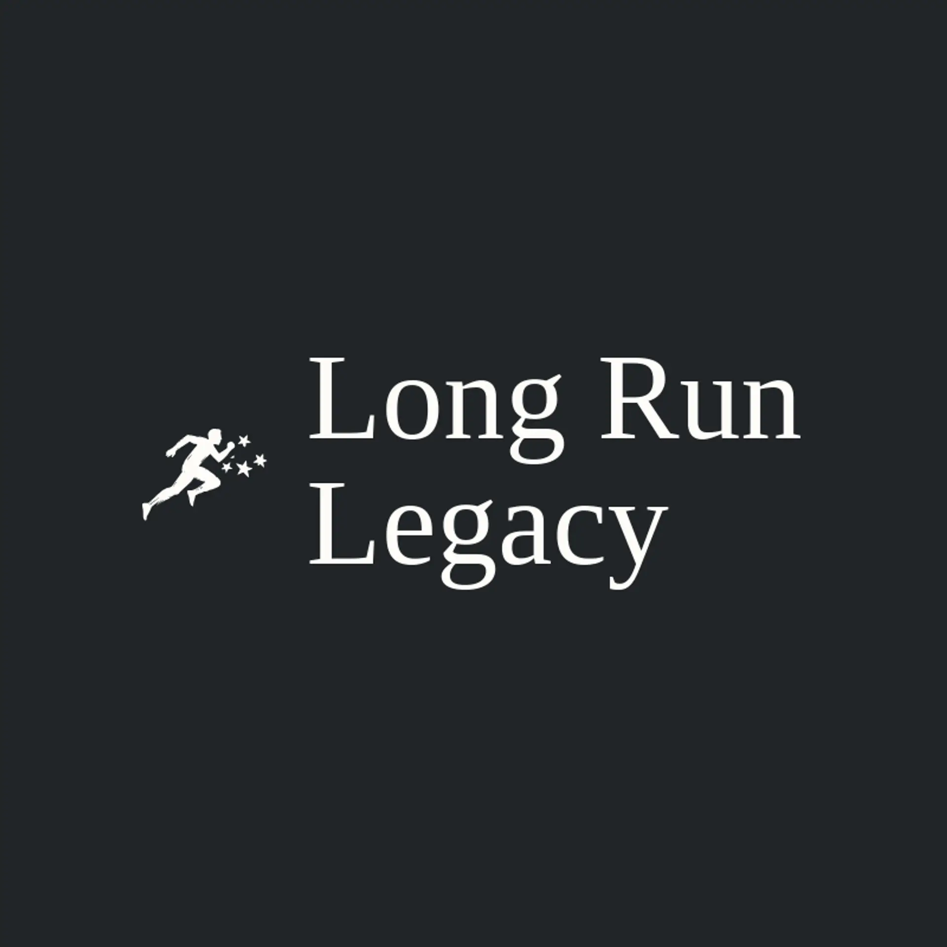 Long Run Legacy logo for runner