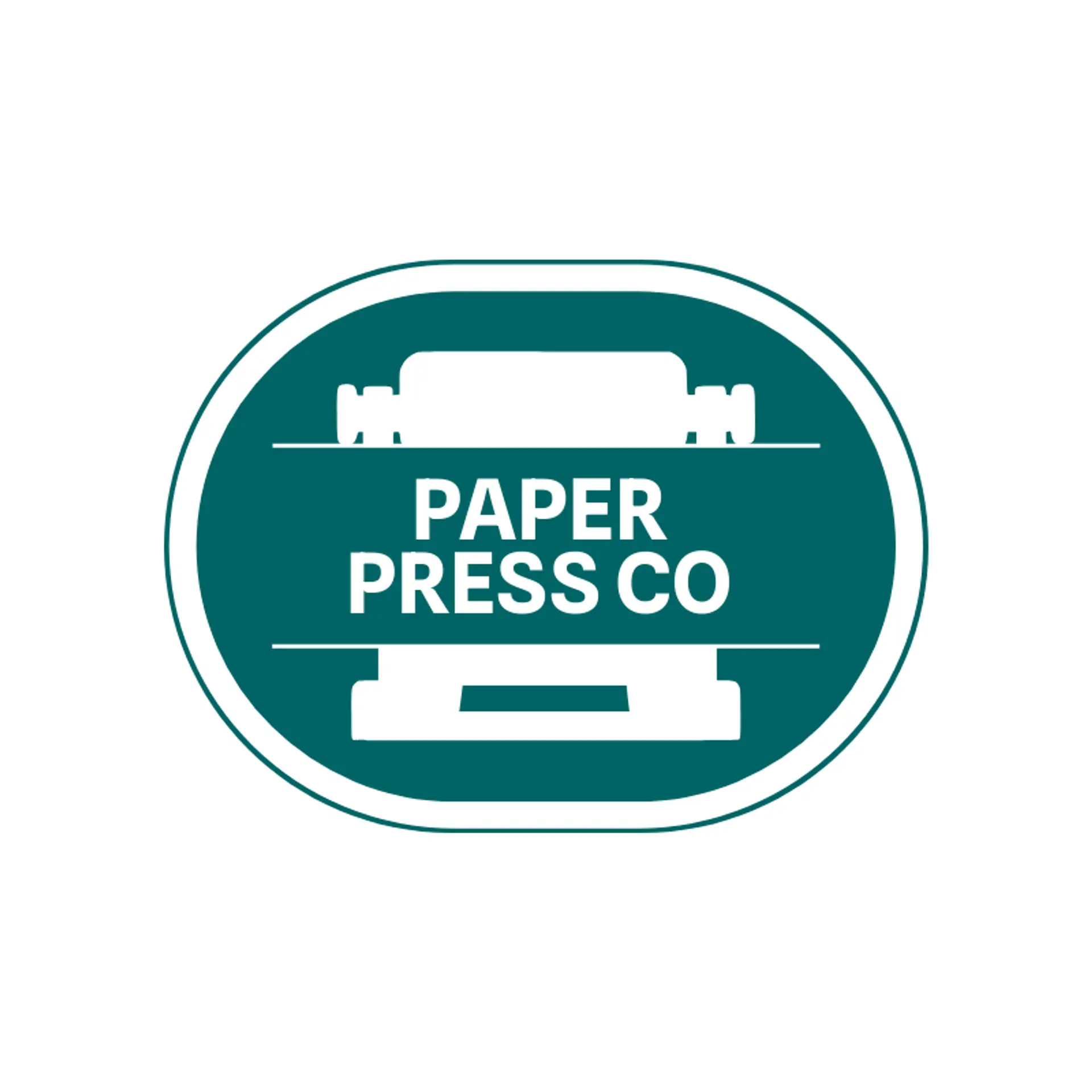 Paper Press Co logo for printing press