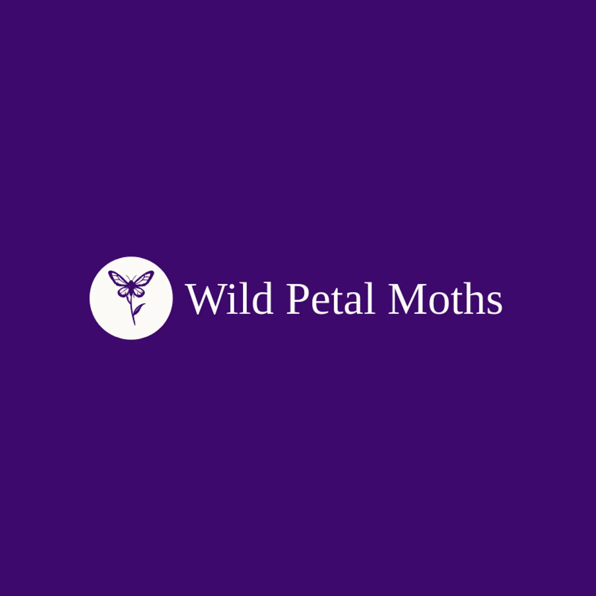 Wild Petal Moths logo for moth