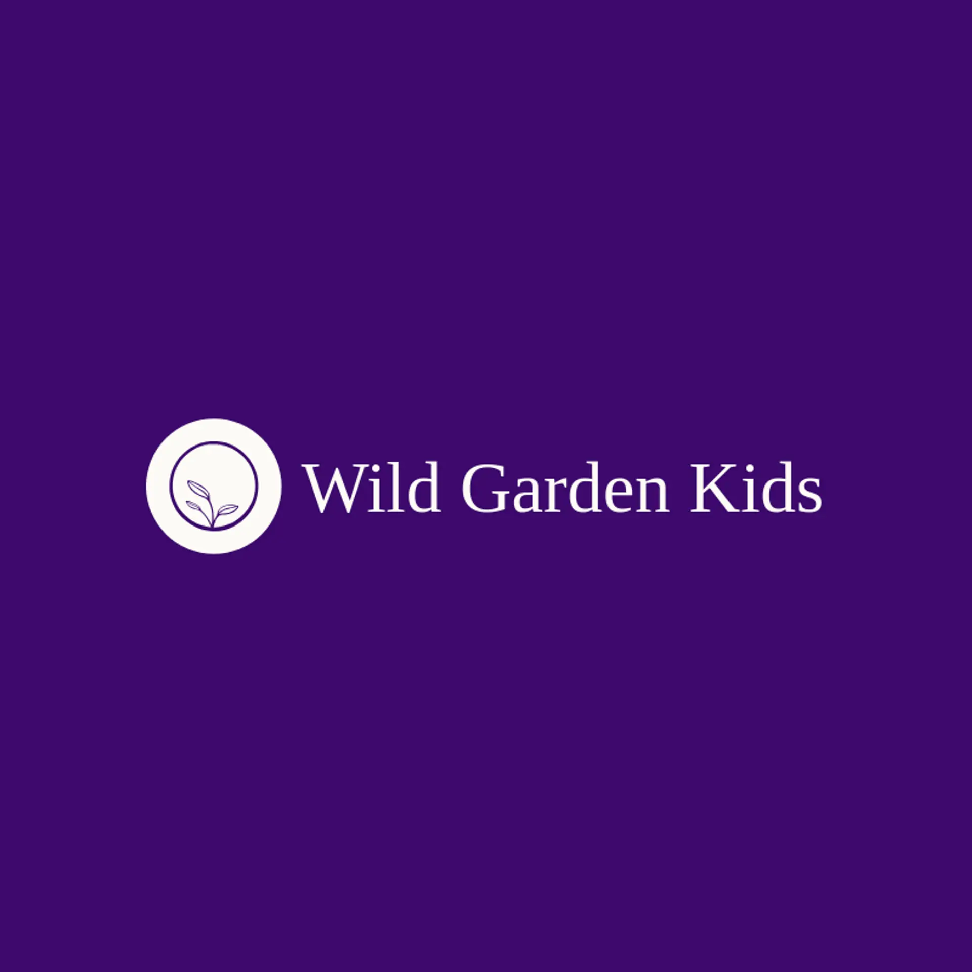 Wild Garden Kids logo for sprout