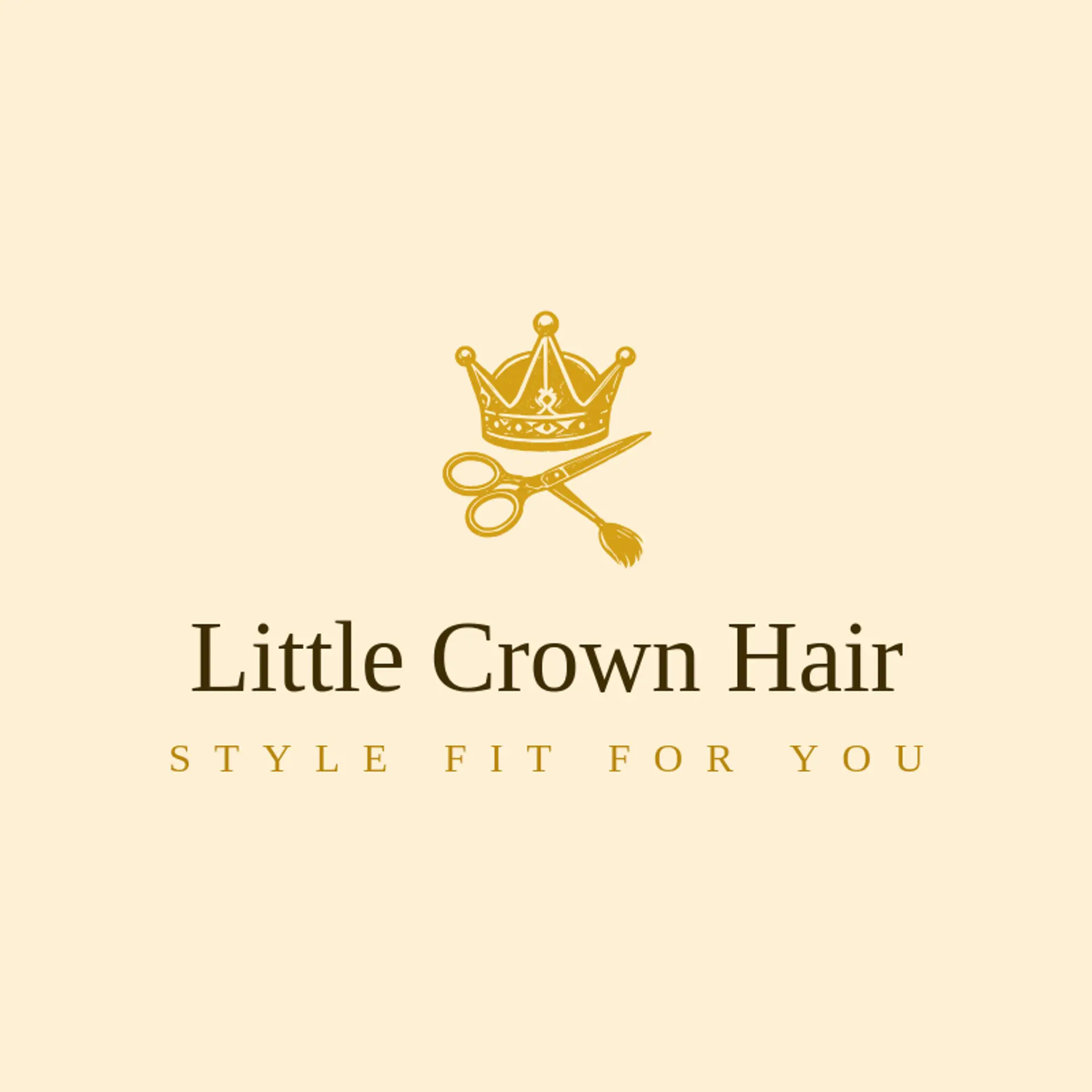 Little Crown Hair logo for hair