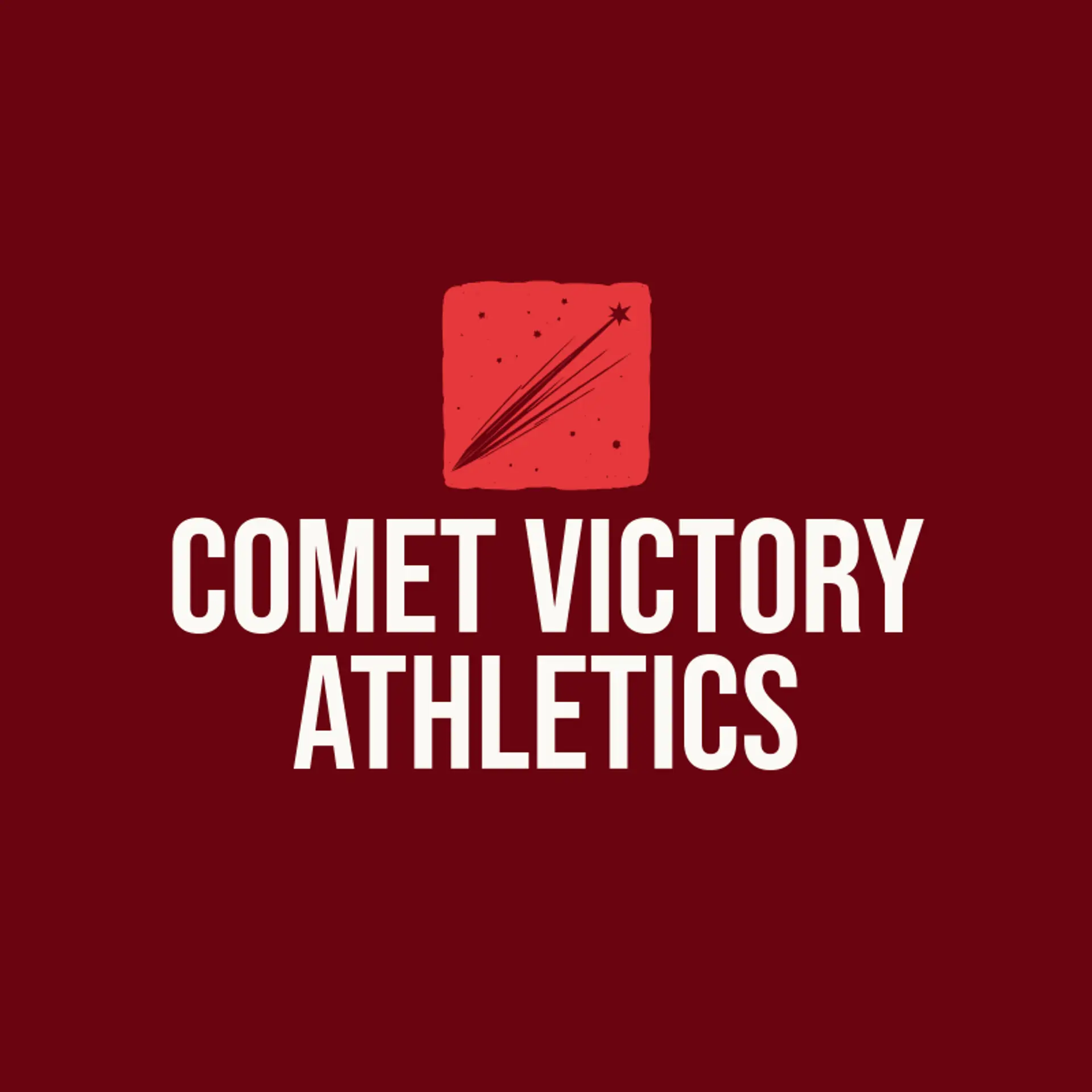 Comet Victory Athletics logo for comet