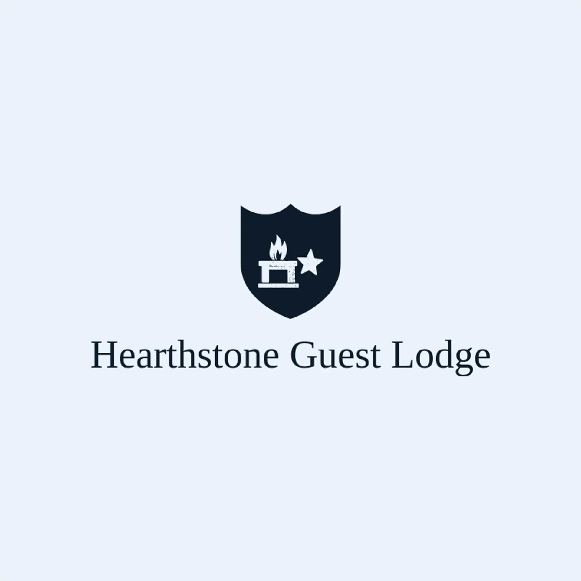 Hearthstone Guest Lodge logo for hospitality