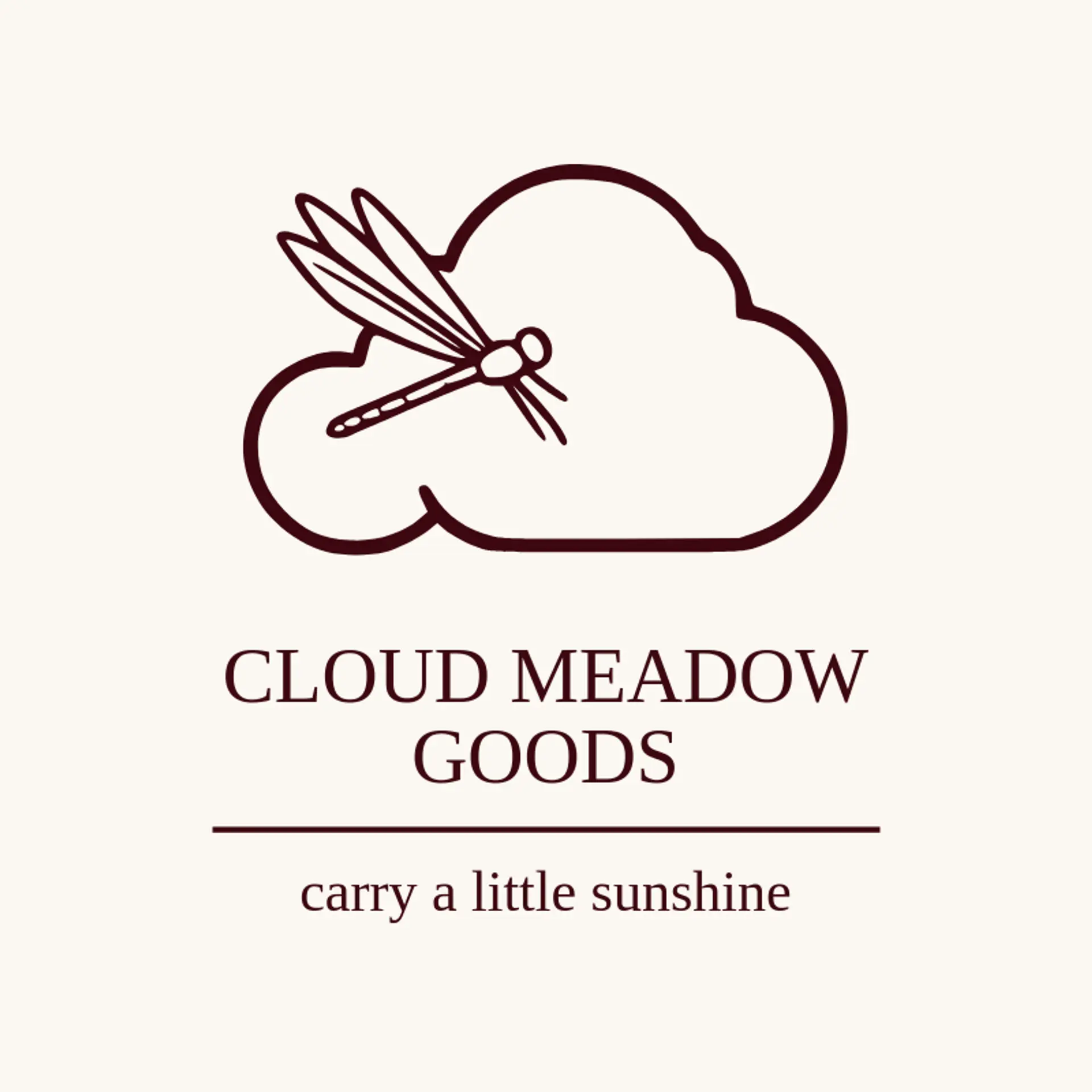 Cloud Meadow Goods logo for dragonfly
