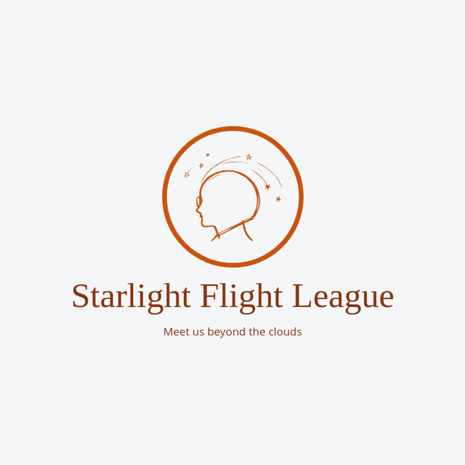 Starlight Flight League logo for aviator