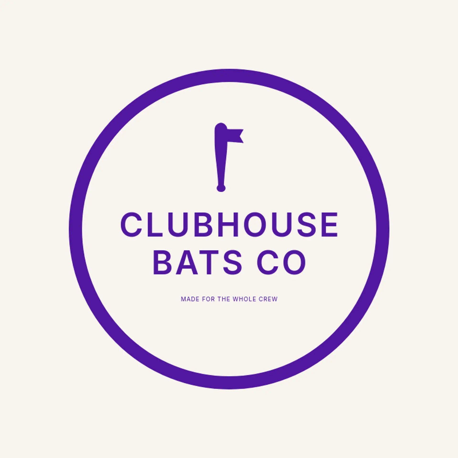 Clubhouse Bats Co logo for baseball hat