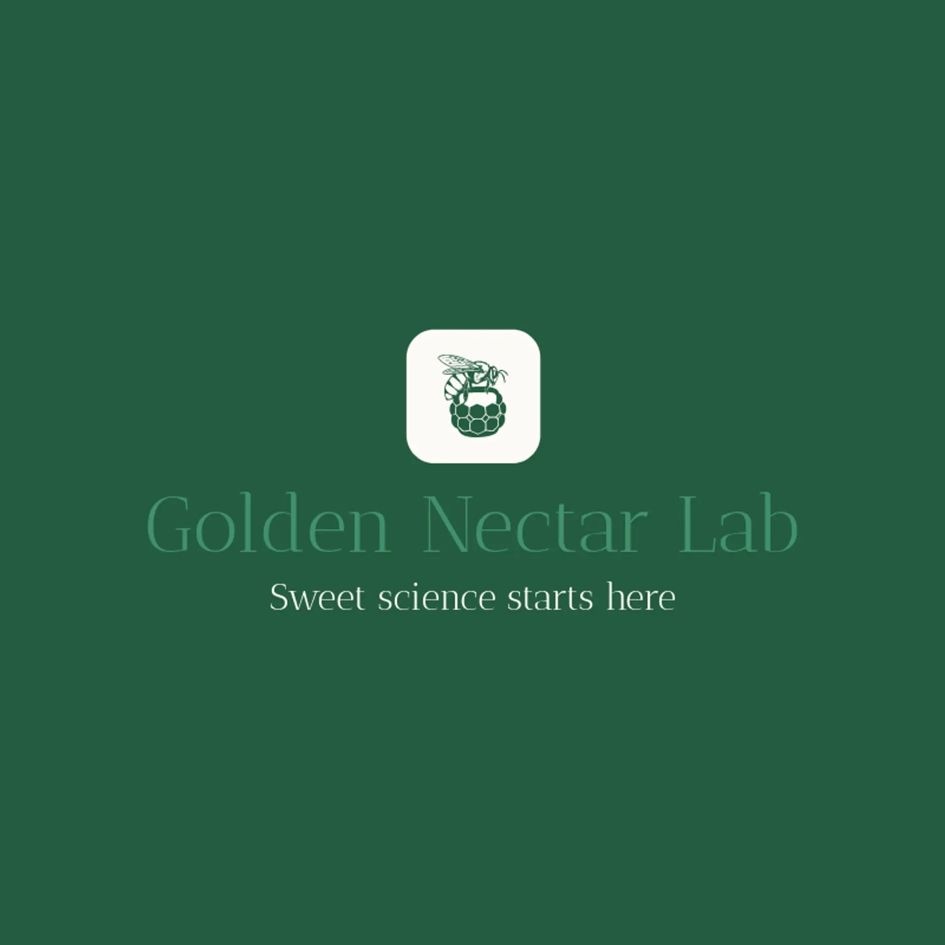 Golden Nectar Lab logo for hive