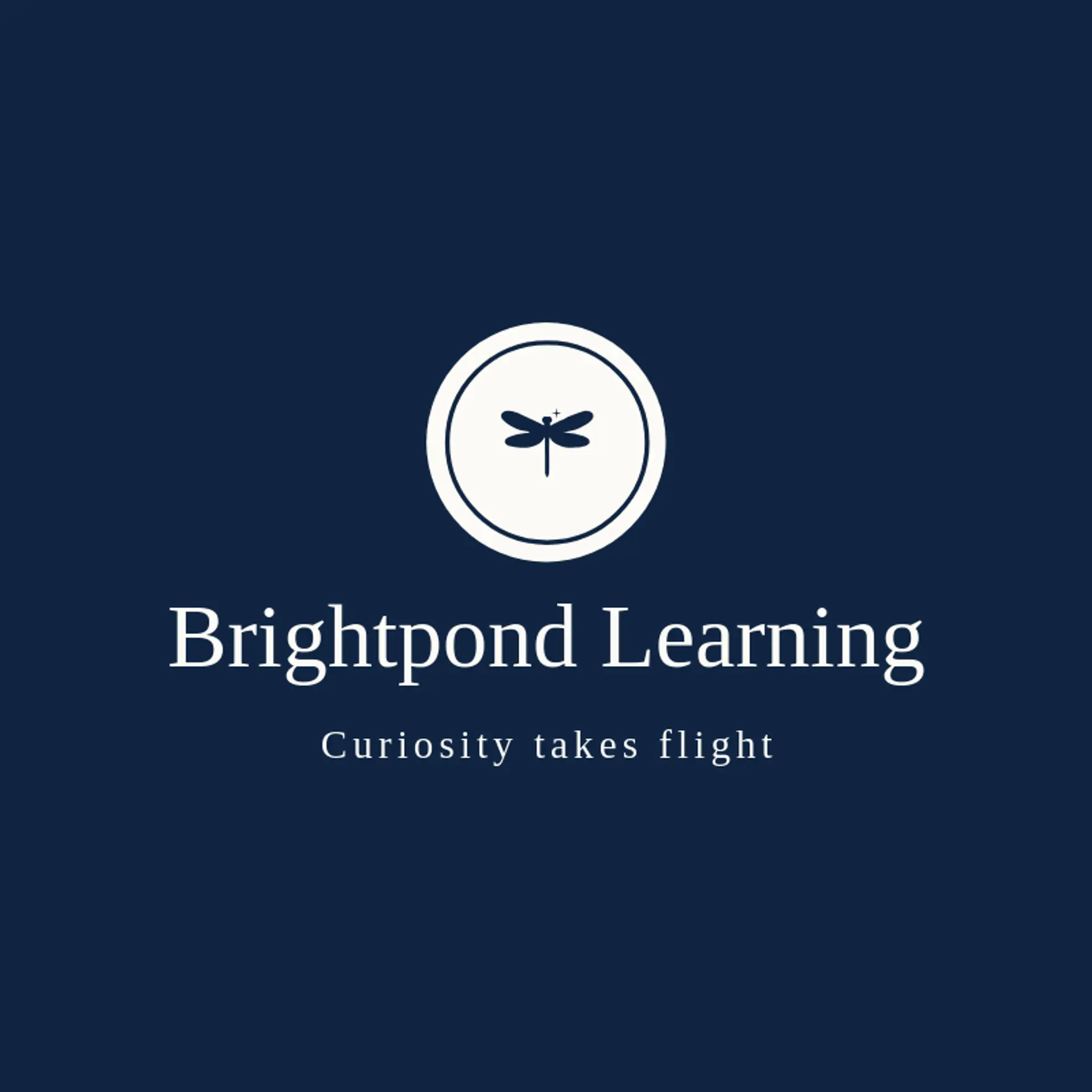 Brightpond Learning logo for dragonfly
